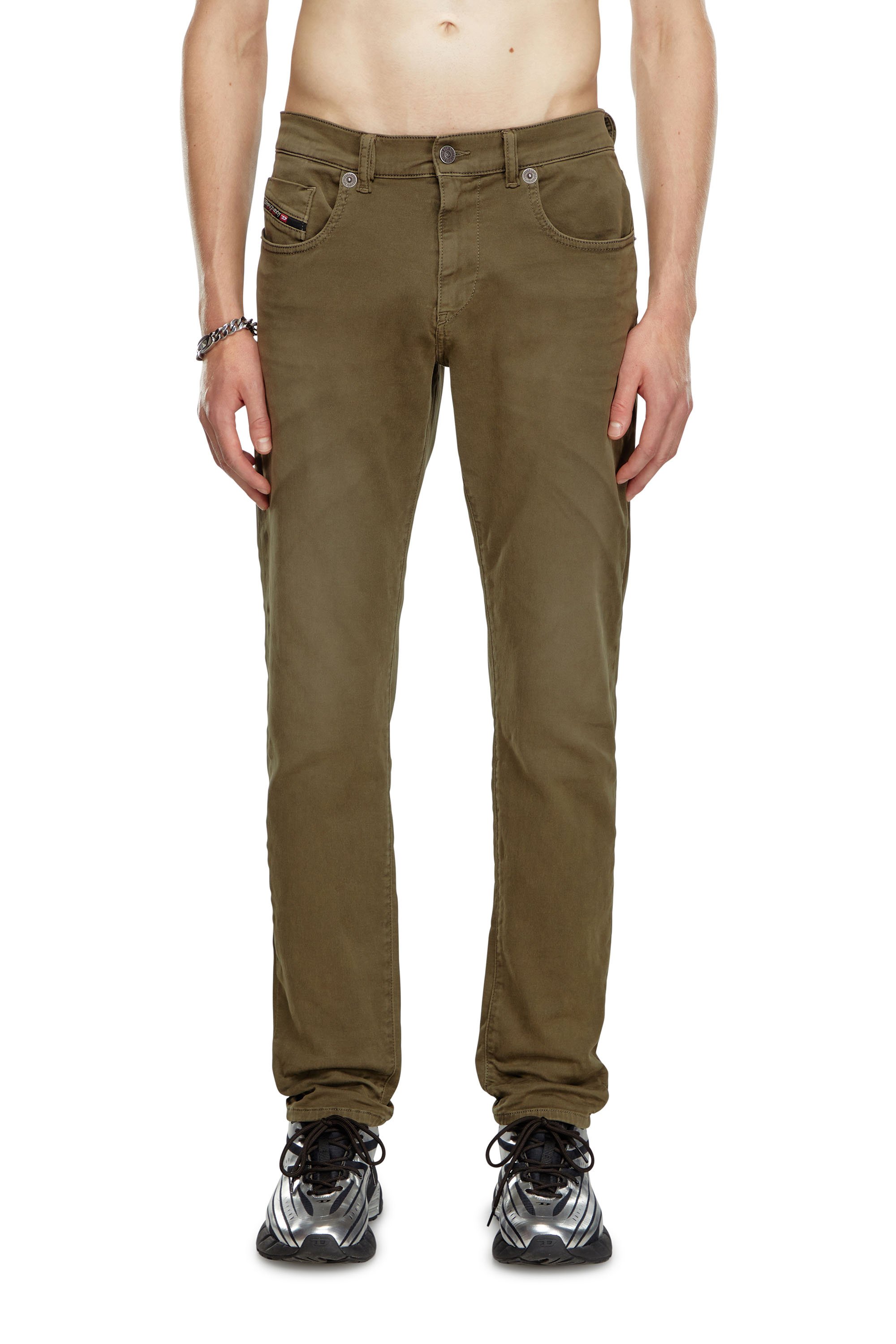 Diesel - Slim 2060 D-Strukt Joggjeans® 0670M Hombre, Verde Militar - 1