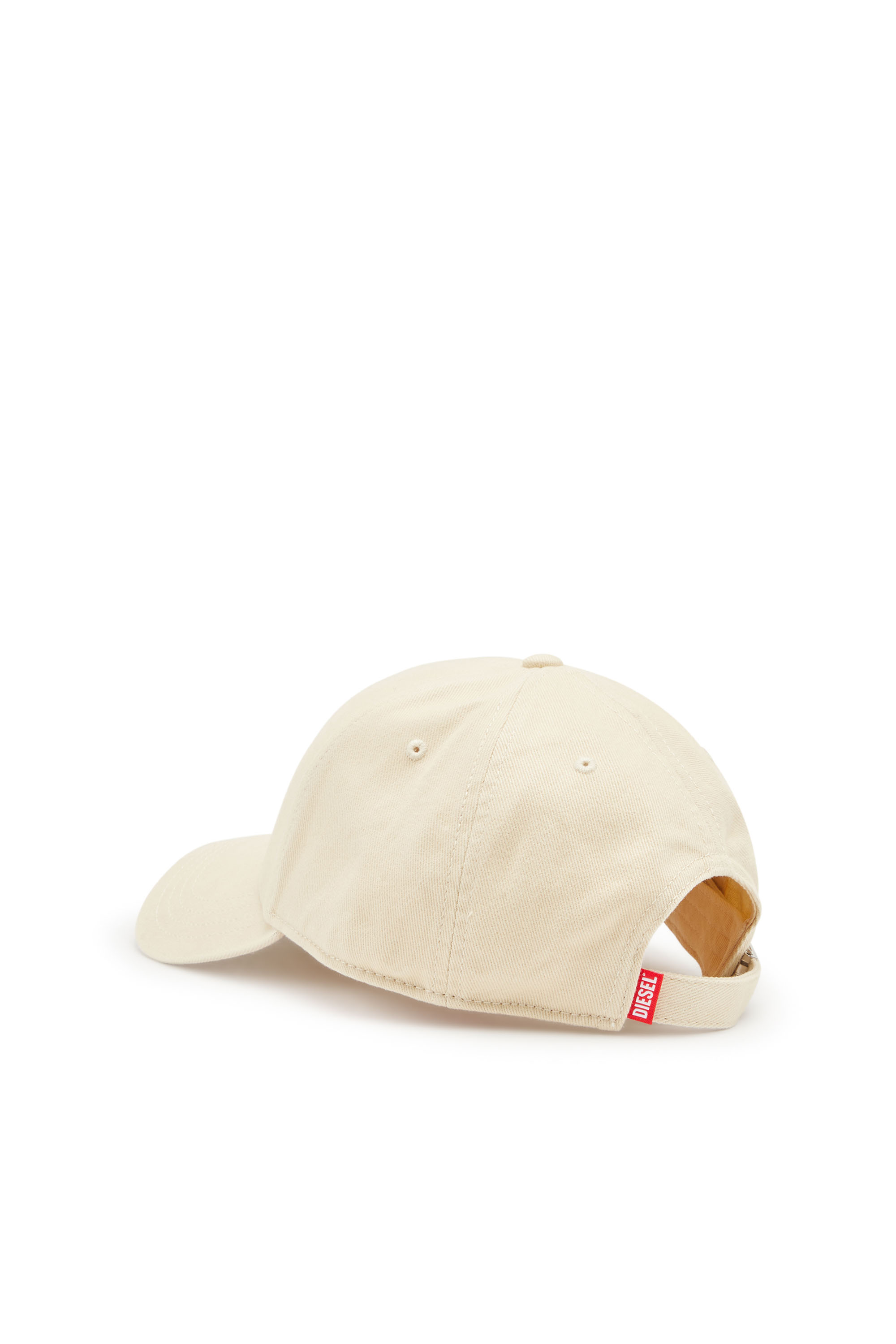 Diesel - CORRY-JACQ-WASH, Man's Baseball cap with logo patch in White - 2