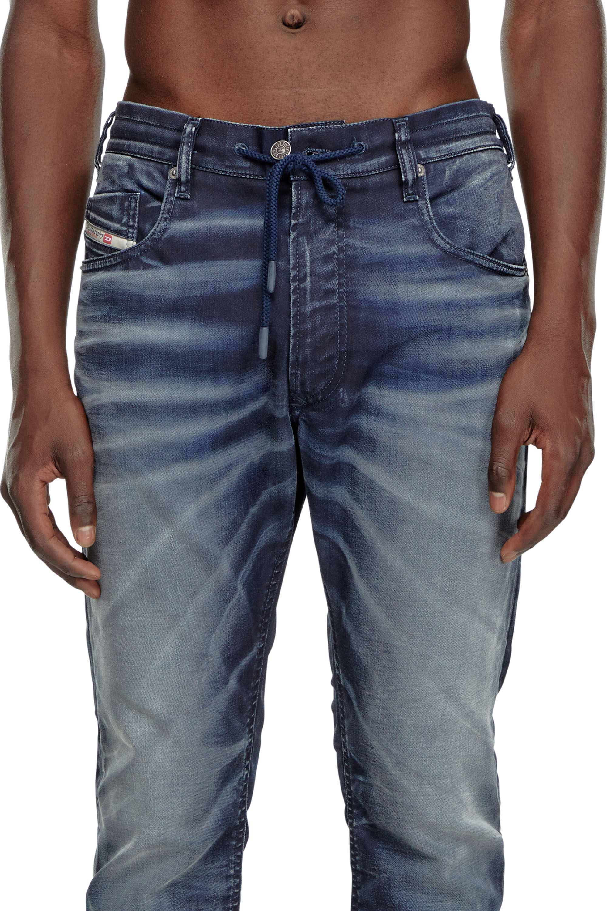 Diesel - Regular 2030 D-Krooley Joggjeans® 068MD Hombre, Azul Oscuro - 5