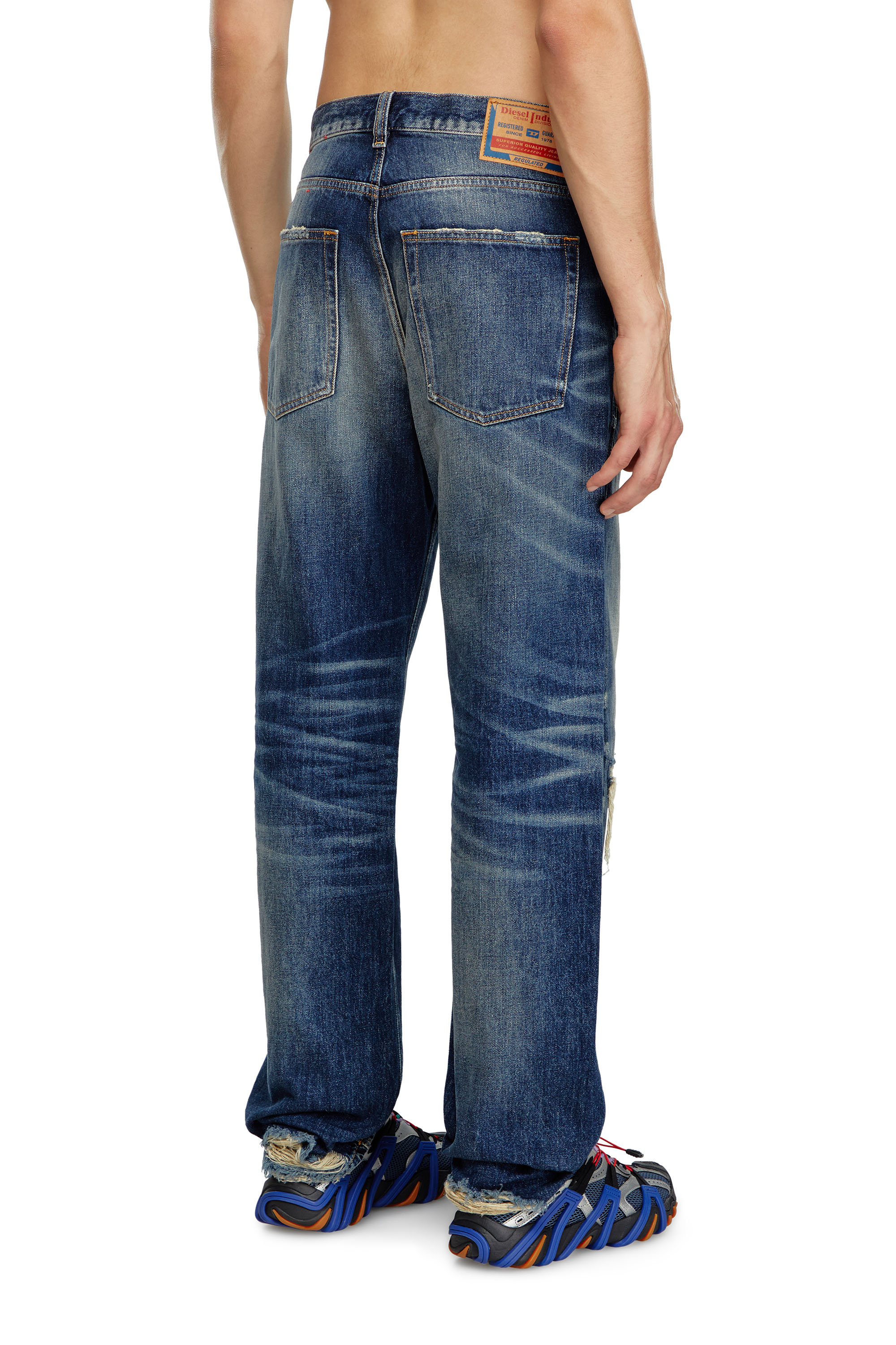 Diesel - Regular Jeans 2010 D-Macs 09J95 Hombre, Azul Oscuro - 4