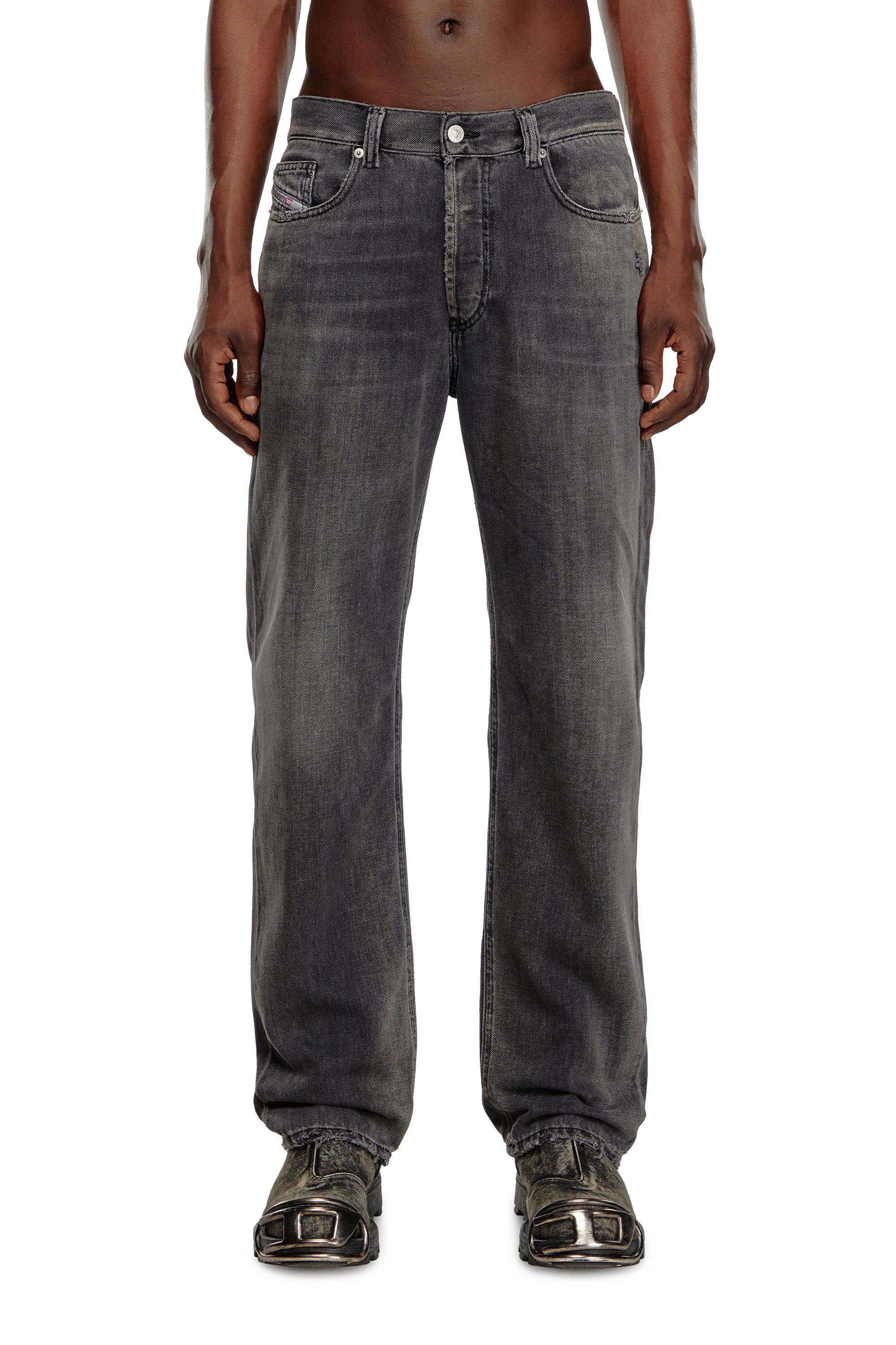 Diesel - Man's Regular Jeans 2010 D-Macs 09K14, Black/Dark grey - 1