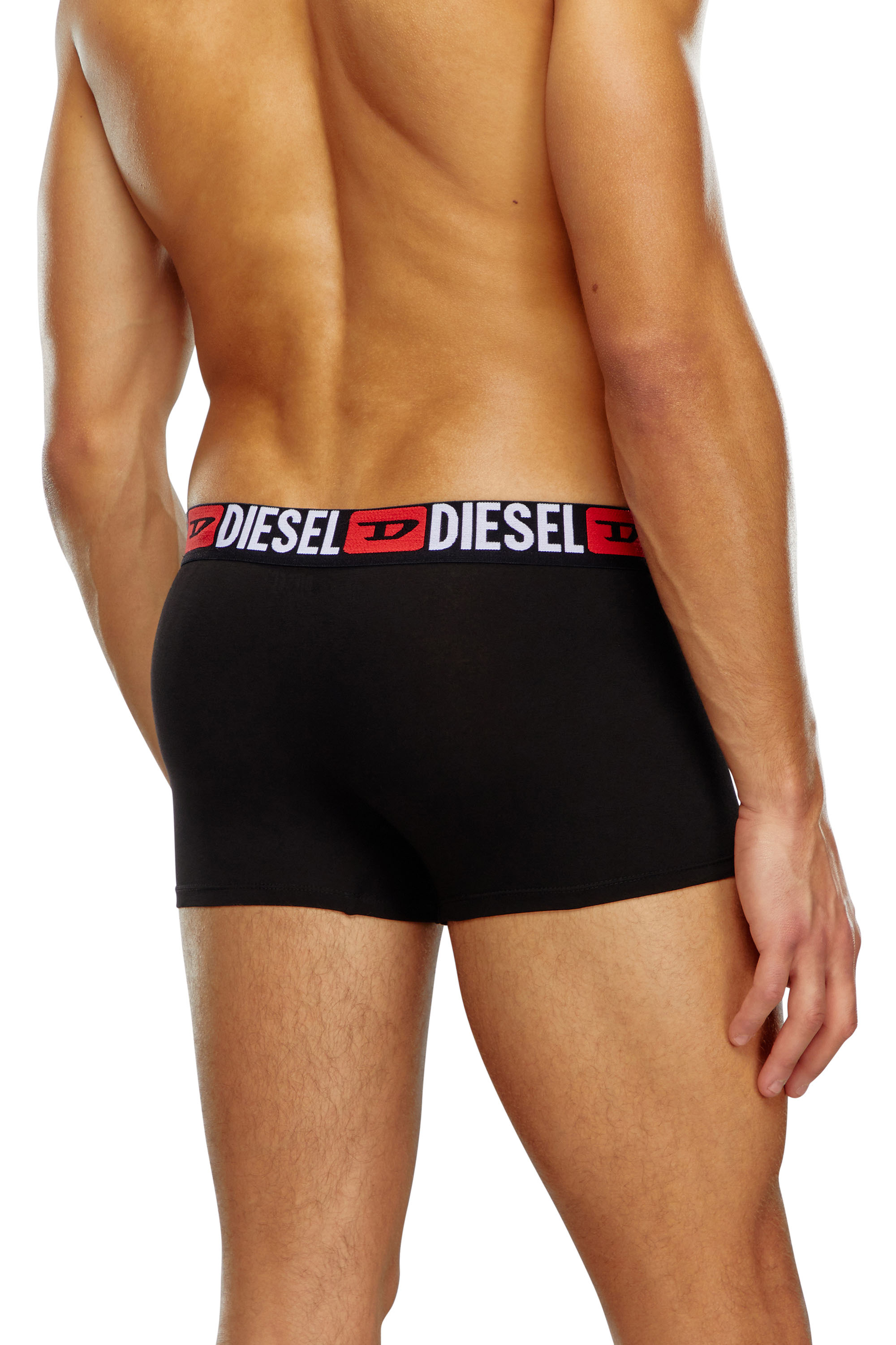 Diesel - UMBX-DAMIENTHREEPACK, Set de tres calzoncillos bóxer con logotipo en la cintura Hombre in Multicolor - 3