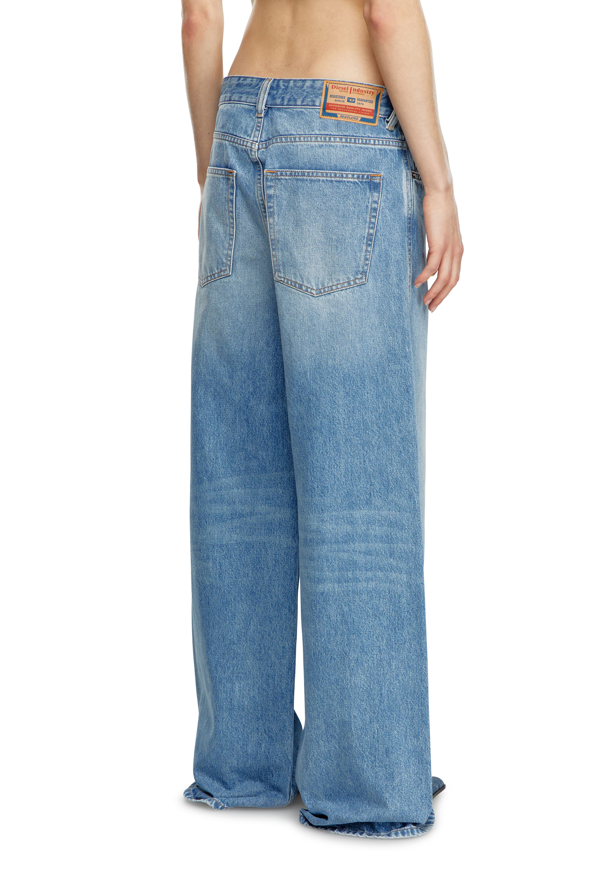 Diesel - Relaxed Jeans 1996 D-Sire 09I29 Mujer, Azul Claro - 3