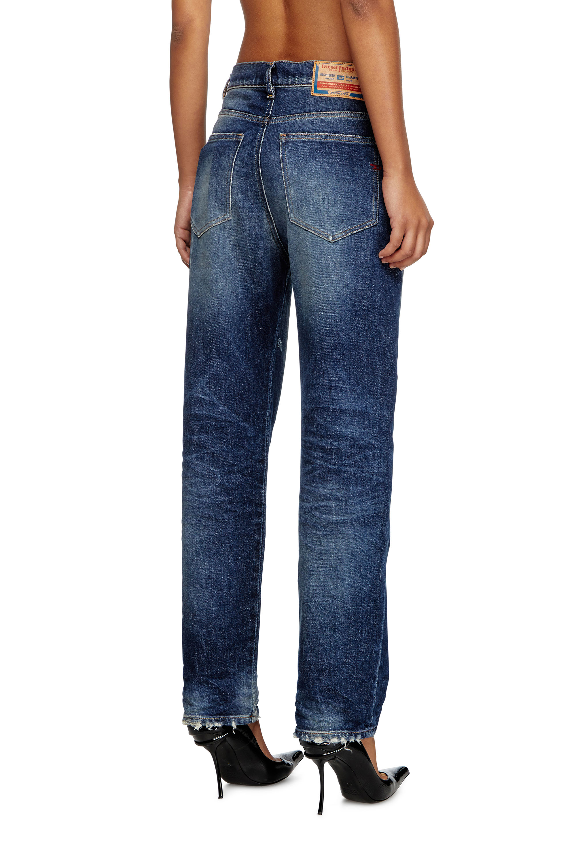 Diesel - Regular Jeans 2016 D-Air 09J56 Mujer, Azul Oscuro - 4