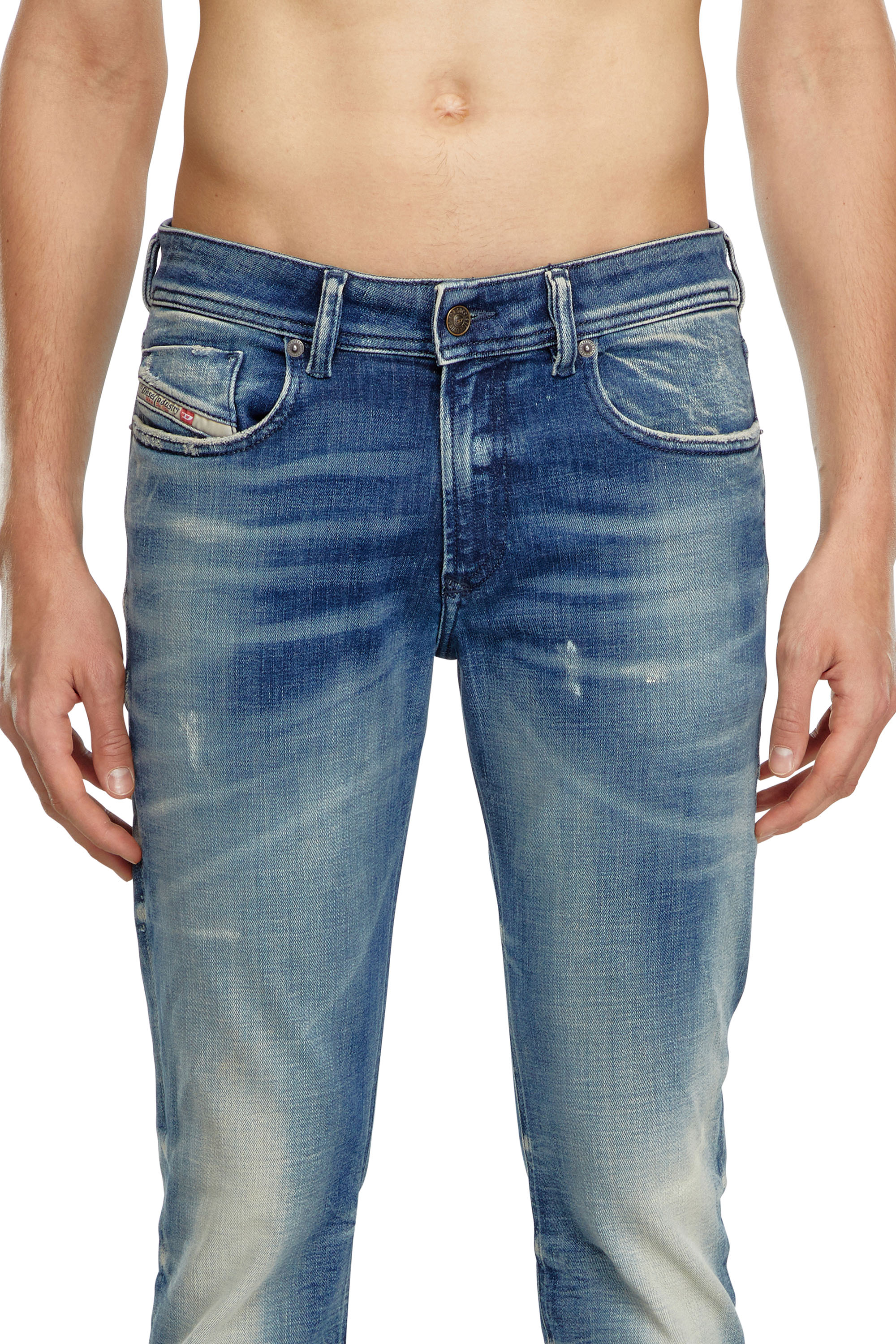 Diesel - Skinny Jeans 1979 Sleenker 09J24 Hombre, Azul medio - 5