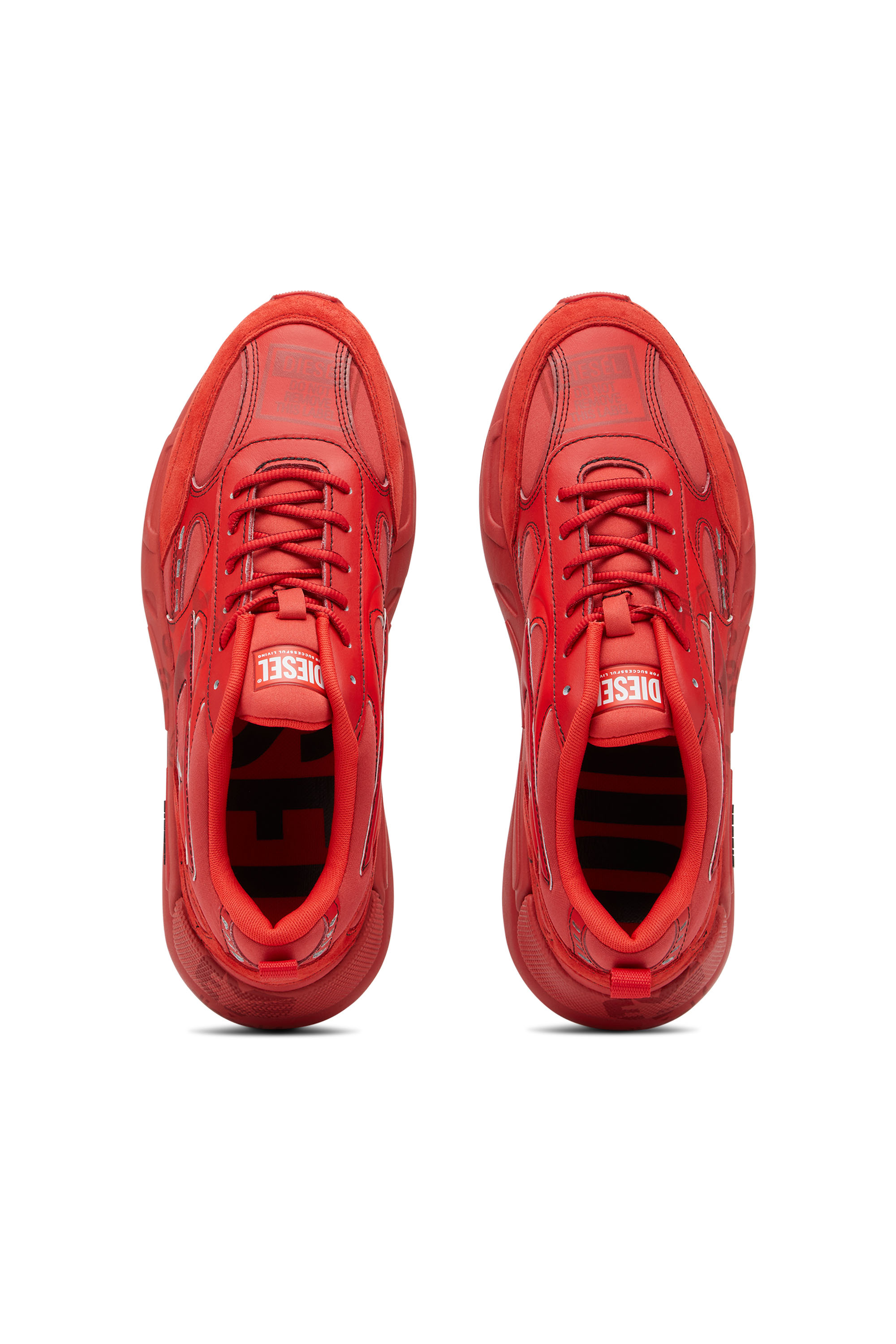 Diesel - S-SERENDIPITY SPORT, Man's S-Serendipity Sport - Sneakers with graphic logo prints in Red - 6