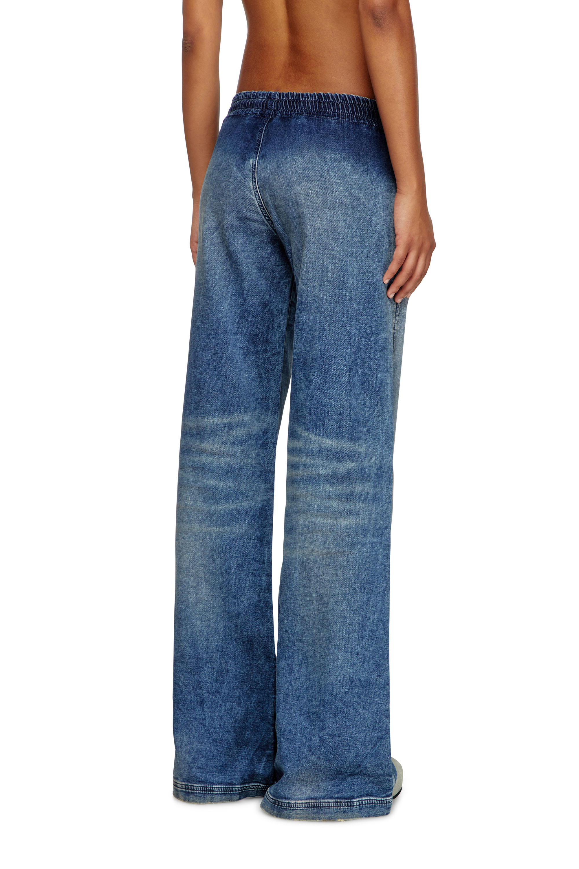 Diesel - Relaxed 2078 D-Ainty Joggjeans® 068PQ Mujer, Azul medio - 4