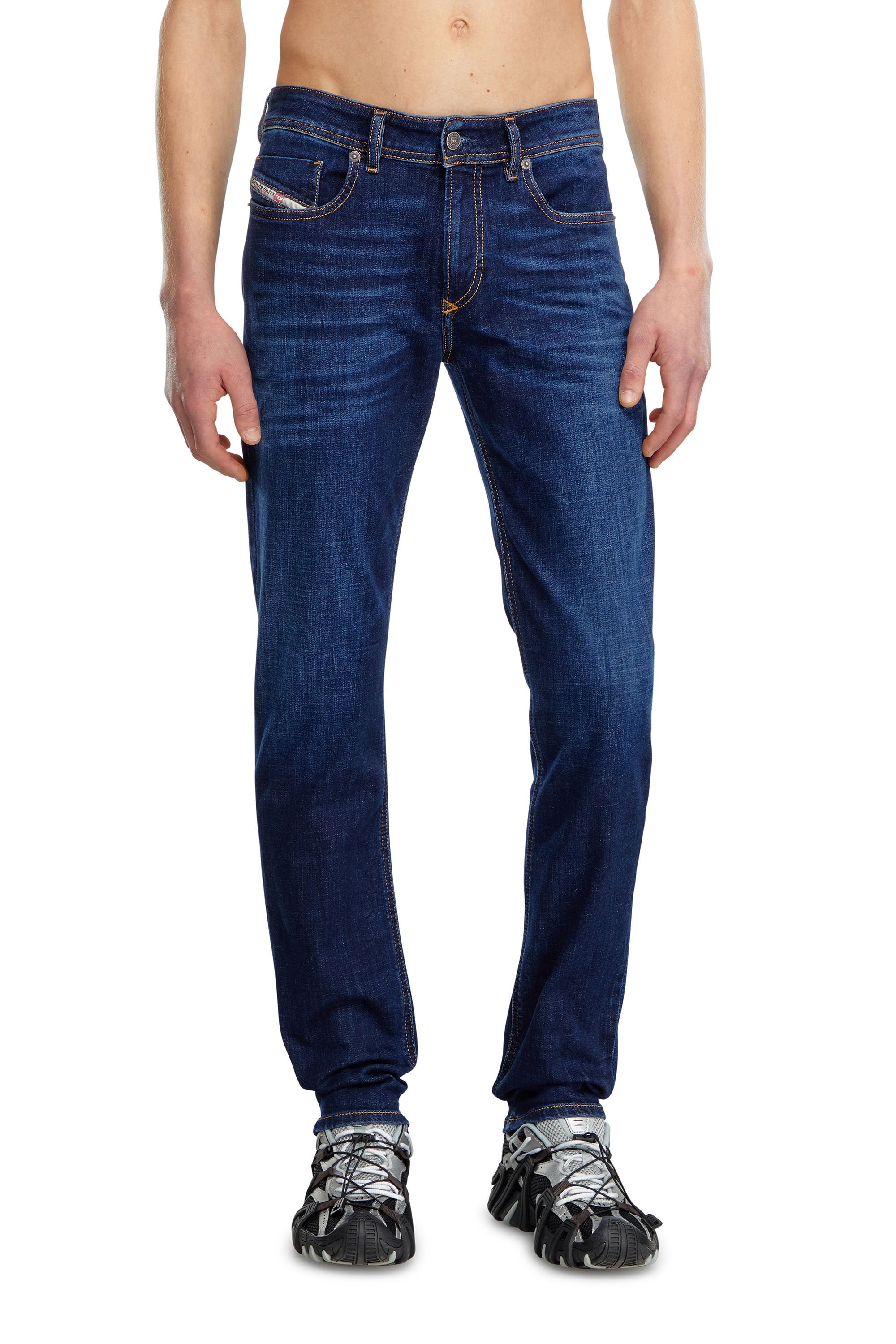 Diesel - Skinny Jeans 1979 Sleenker 09J17 Hombre, Azul Oscuro - 1