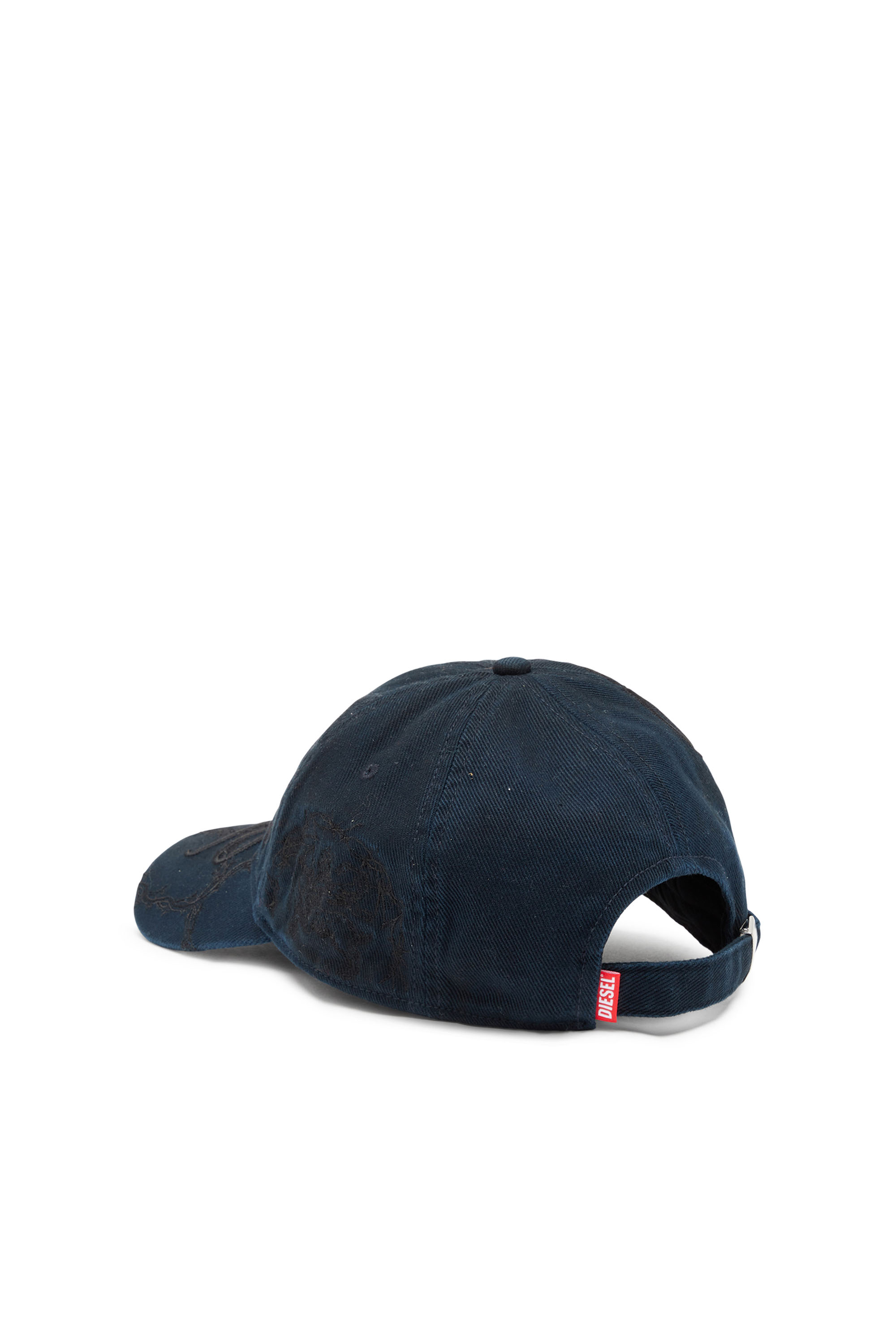 Diesel - C-THYNE, Gorra de béisbol bordada y desgastada Hombre in Negro - 2