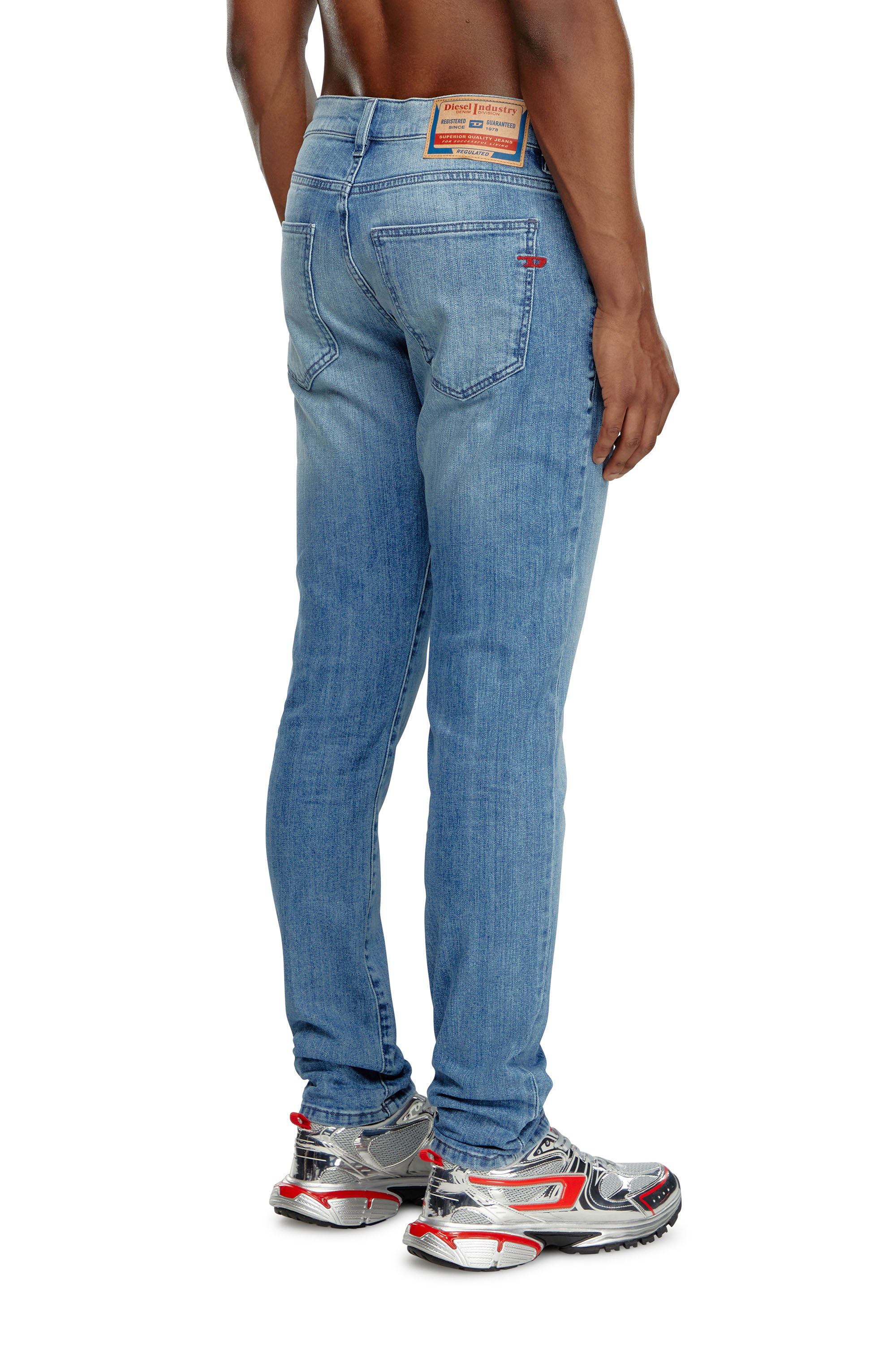 Diesel - Slim Jeans 2019 D-Strukt 0GRDI Hombre, Azul Claro - 4