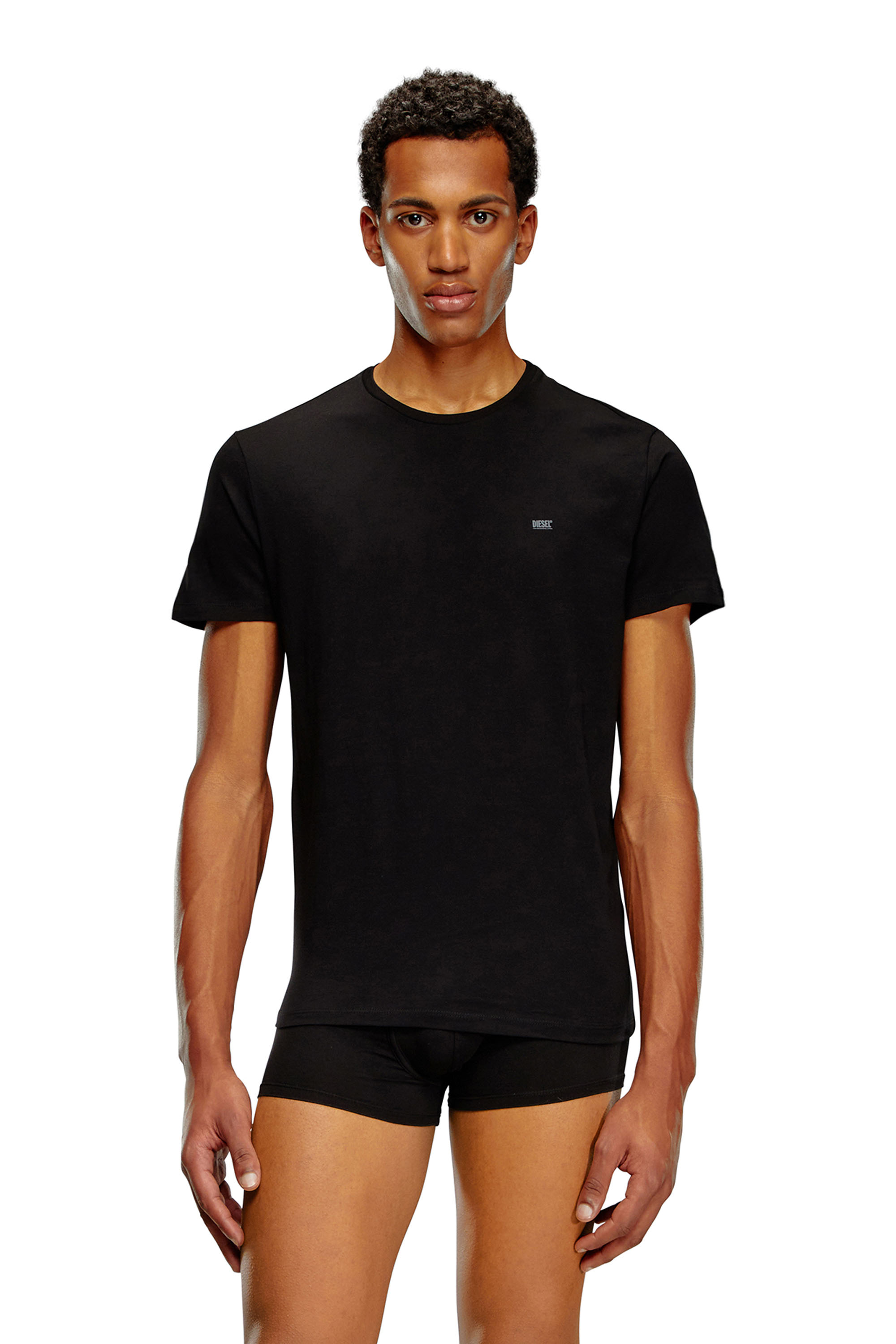 Diesel - UMTEE-JAKETHREEPACK, Lote de tres camisetas de cuello redondo Hombre in Negro - 2