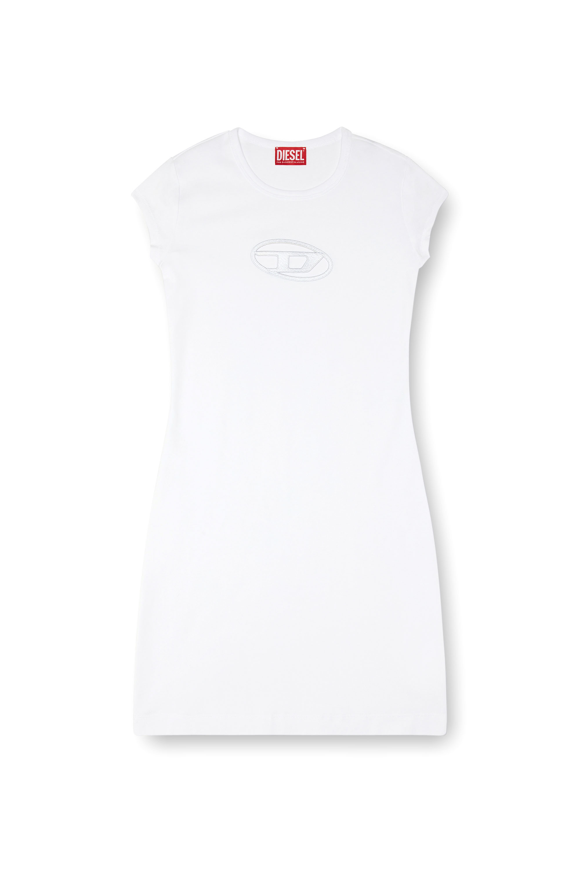 Diesel - D-ANGIEL, Vestido corto Mujer in Blanco - 4