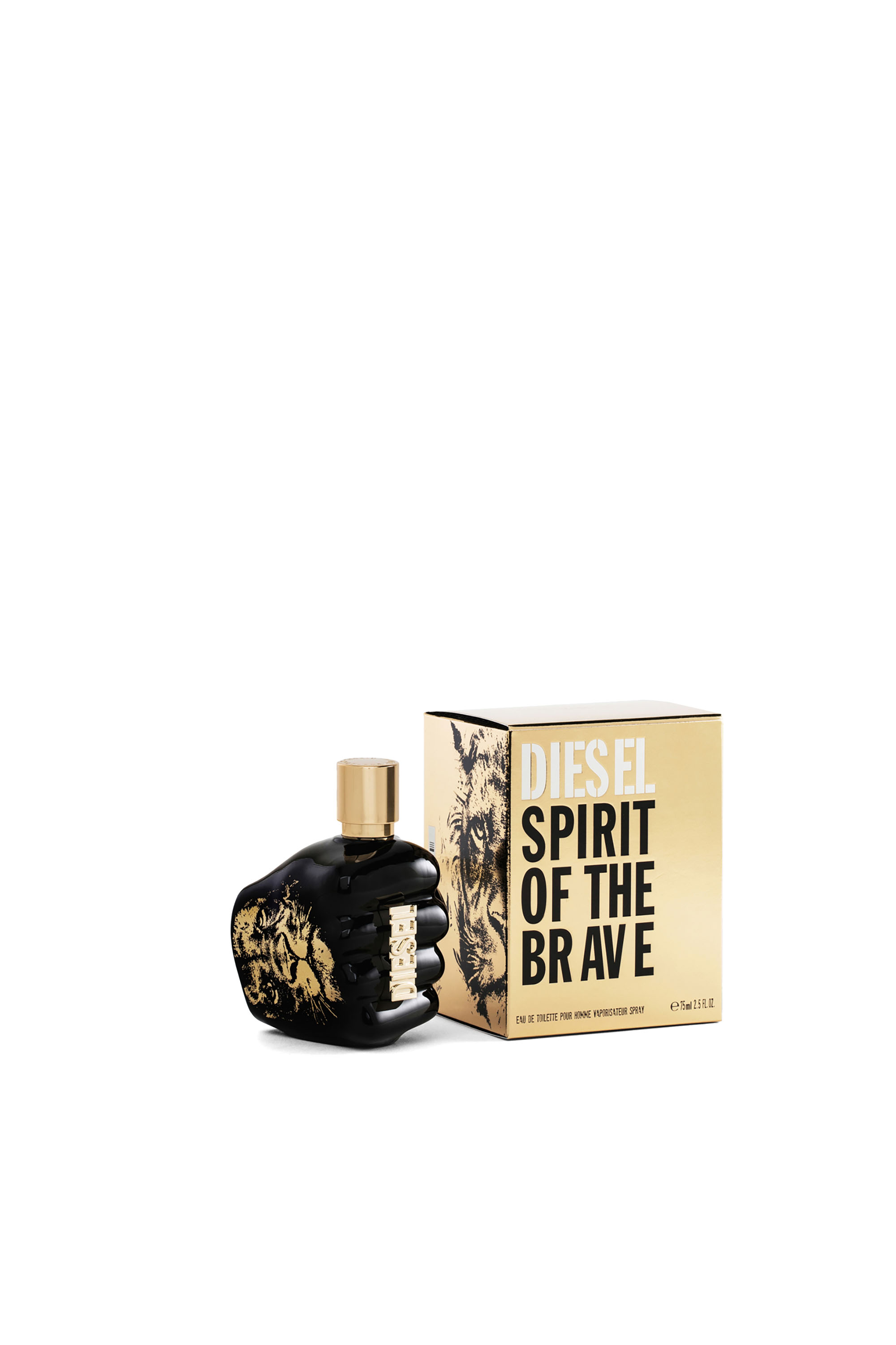 Diesel - SPIRIT OF THE BRAVE 75ML, Man's Spirit of the Brave 75 ml, 2.5 FL.OZ., eau de toilette in Black/Gold - 1