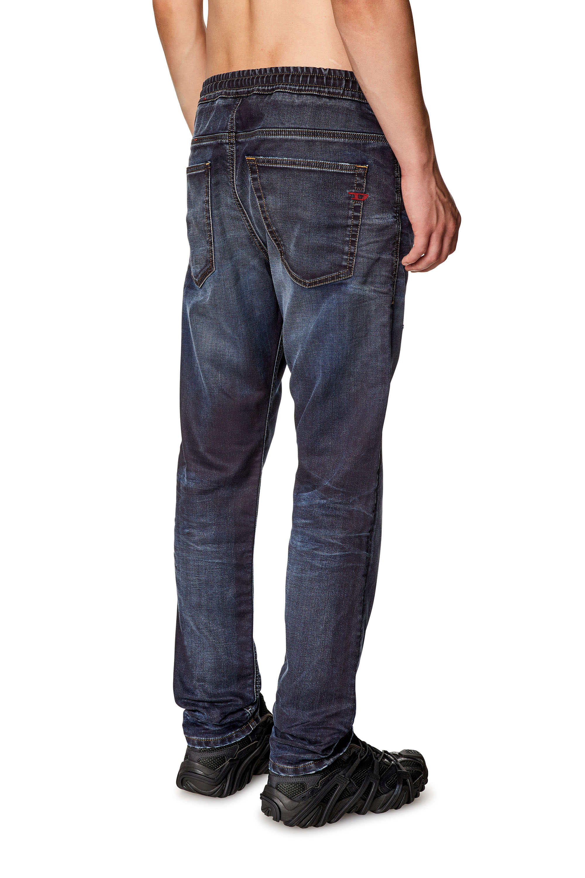 Diesel - Man's Regular 2030 D-Krooley Joggjeans® 09I18, Dark Blue - 4