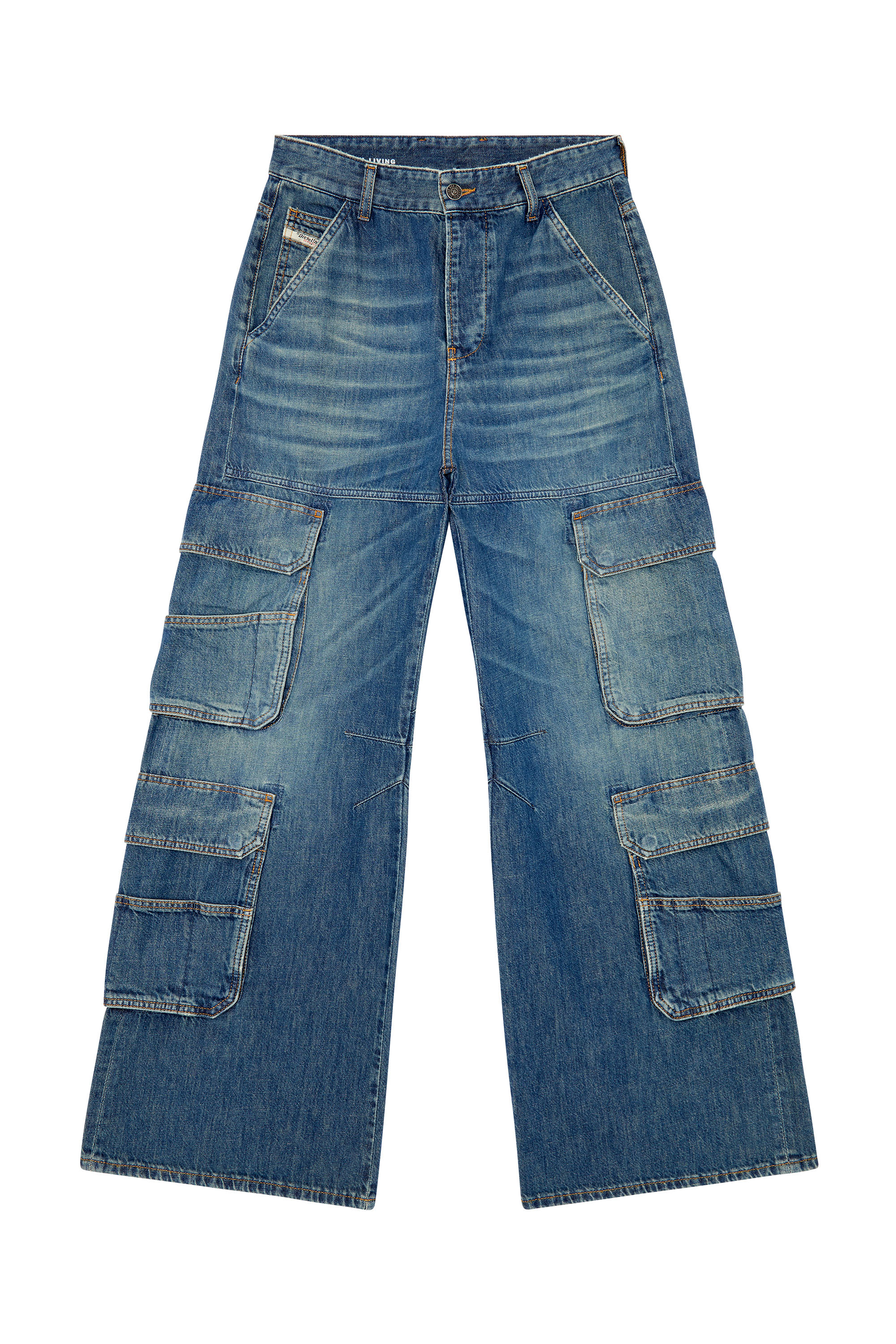 Diesel - Relaxed Jeans 1996 D-Sire 0NJAN Mujer, Azul Claro - 3