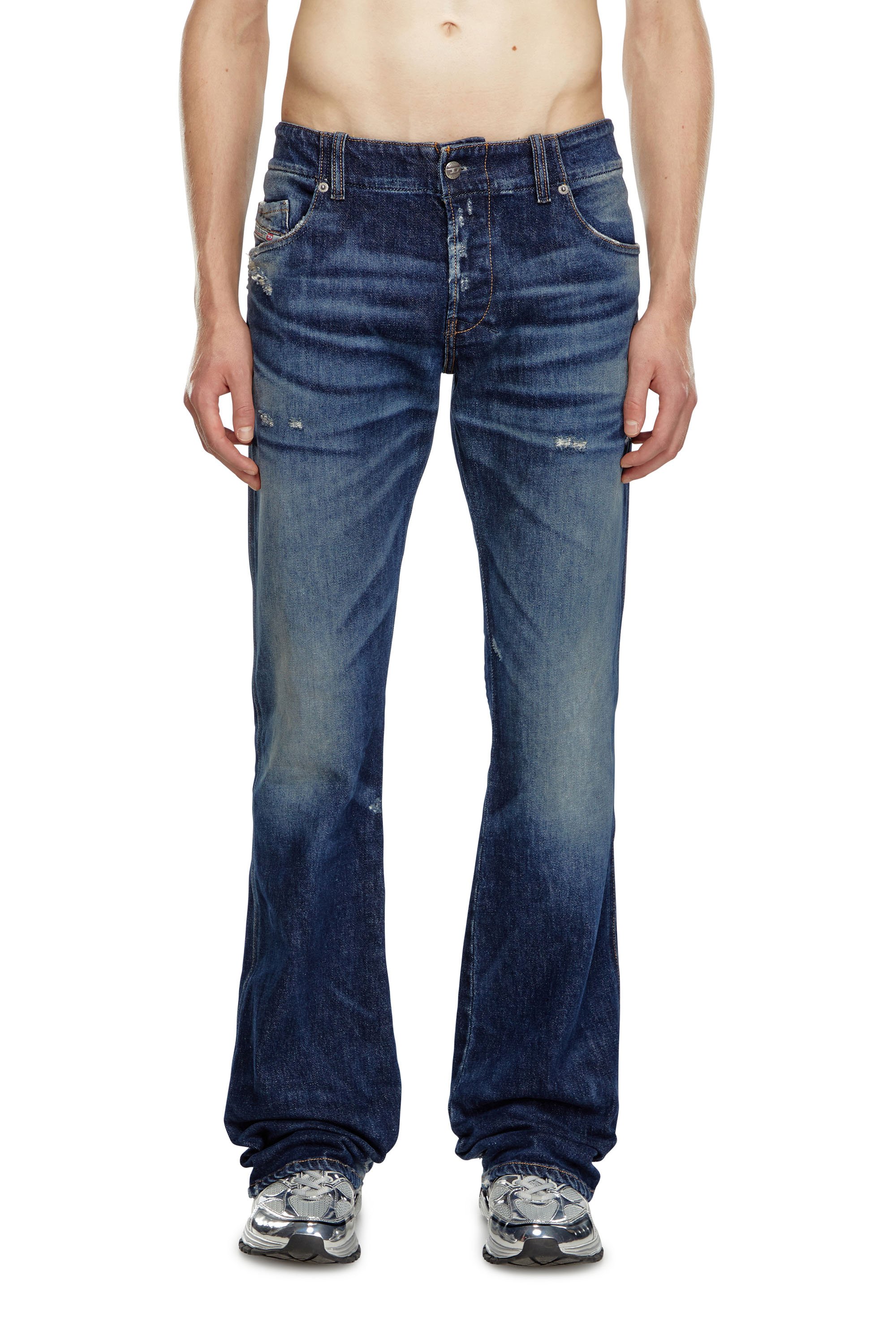 Diesel - Man's Bootcut Jeans D-Backler 09J56, Dark Blue - 1