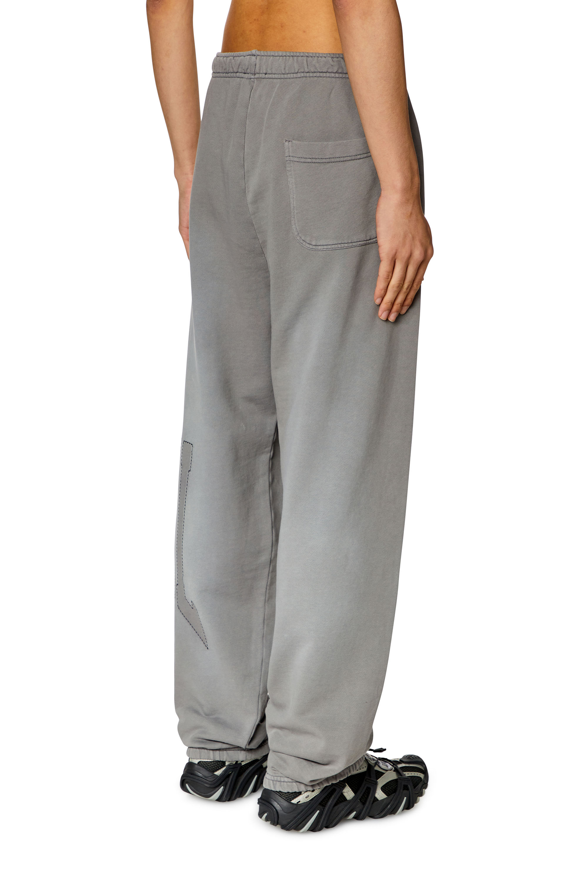 Diesel - P-MARCHI, Man's College track pants with LIES patches in Grey - 2