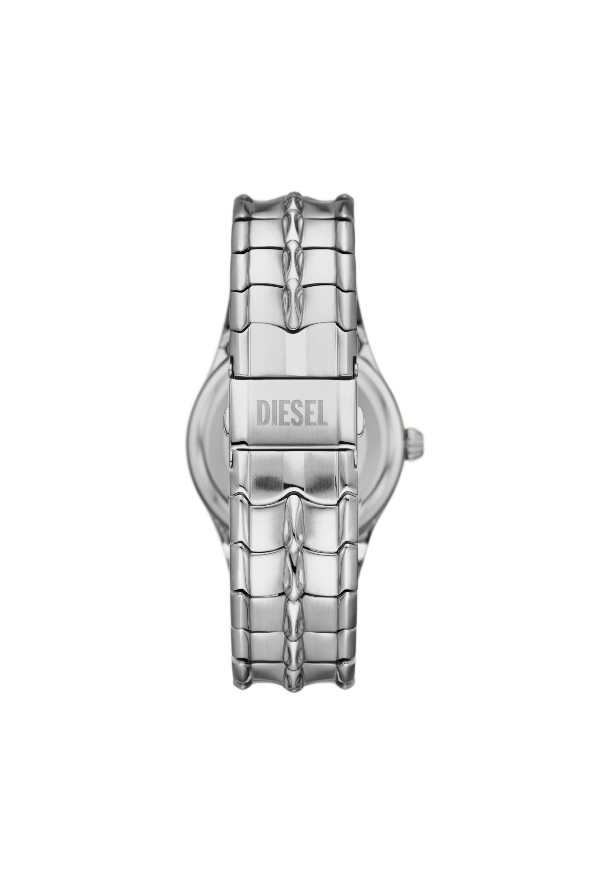 Diesel - DZ2200, Man's Vert three-hand date stainless steel watch in Silver - 2