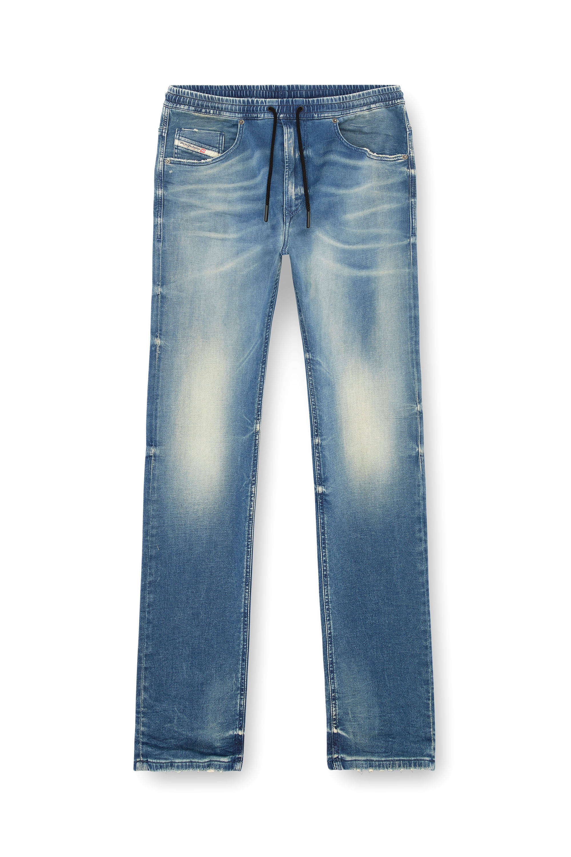 Diesel - Man's Regular 2030 D-Krooley Joggjeans® 068MG, Medium blue - 1