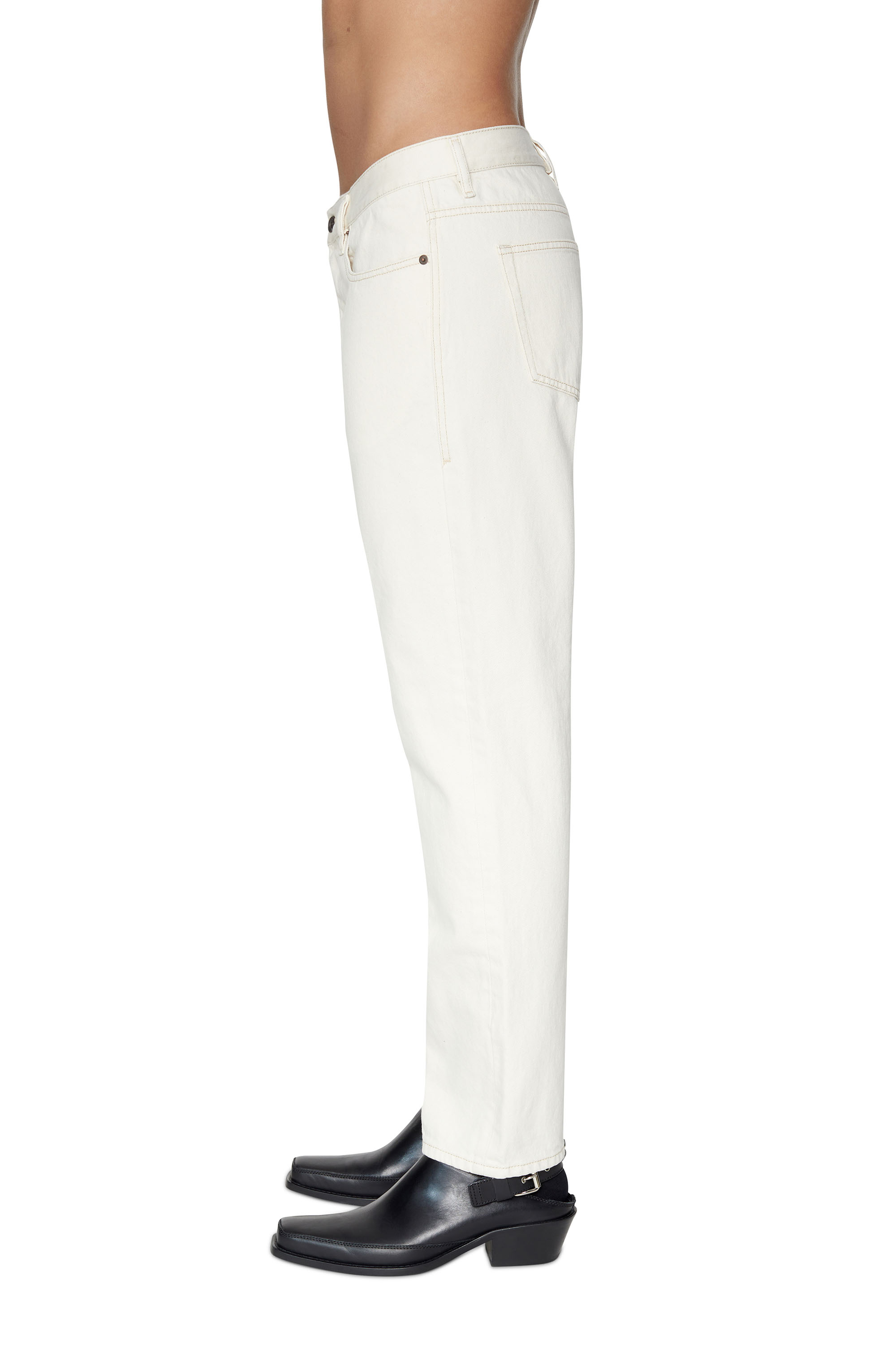 Diesel - Straight Jeans 2020 D-Viker 09B95, Man's Straight Jeans - 2020 D-Viker in White - 7