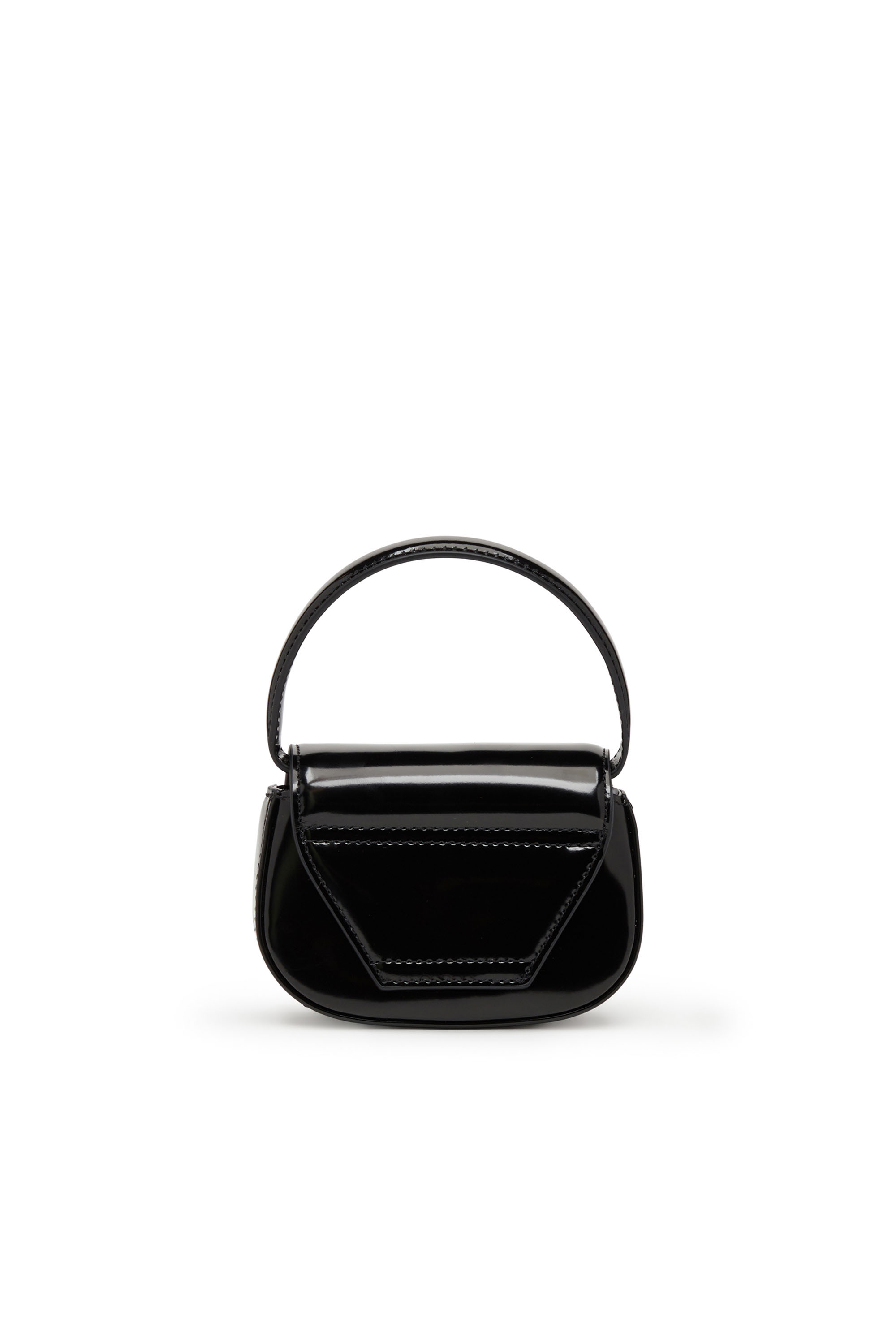 Diesel - 1DR-XS-S, Woman's 1DR-XS-S-Iconic mini bag in mirrored leather in Black - 2