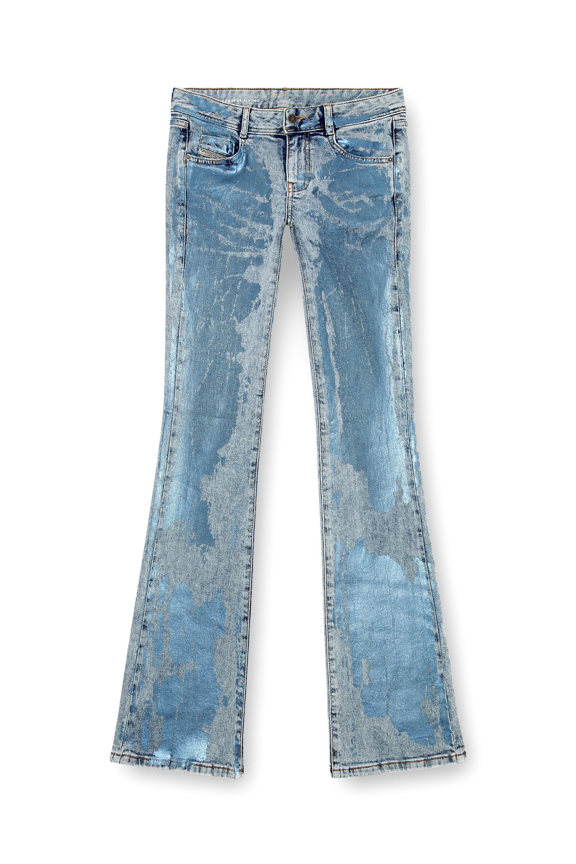 Diesel - Bootcut Jeans 1969 D-Ebbey 0AJEU Mujer, Azul Claro - 3