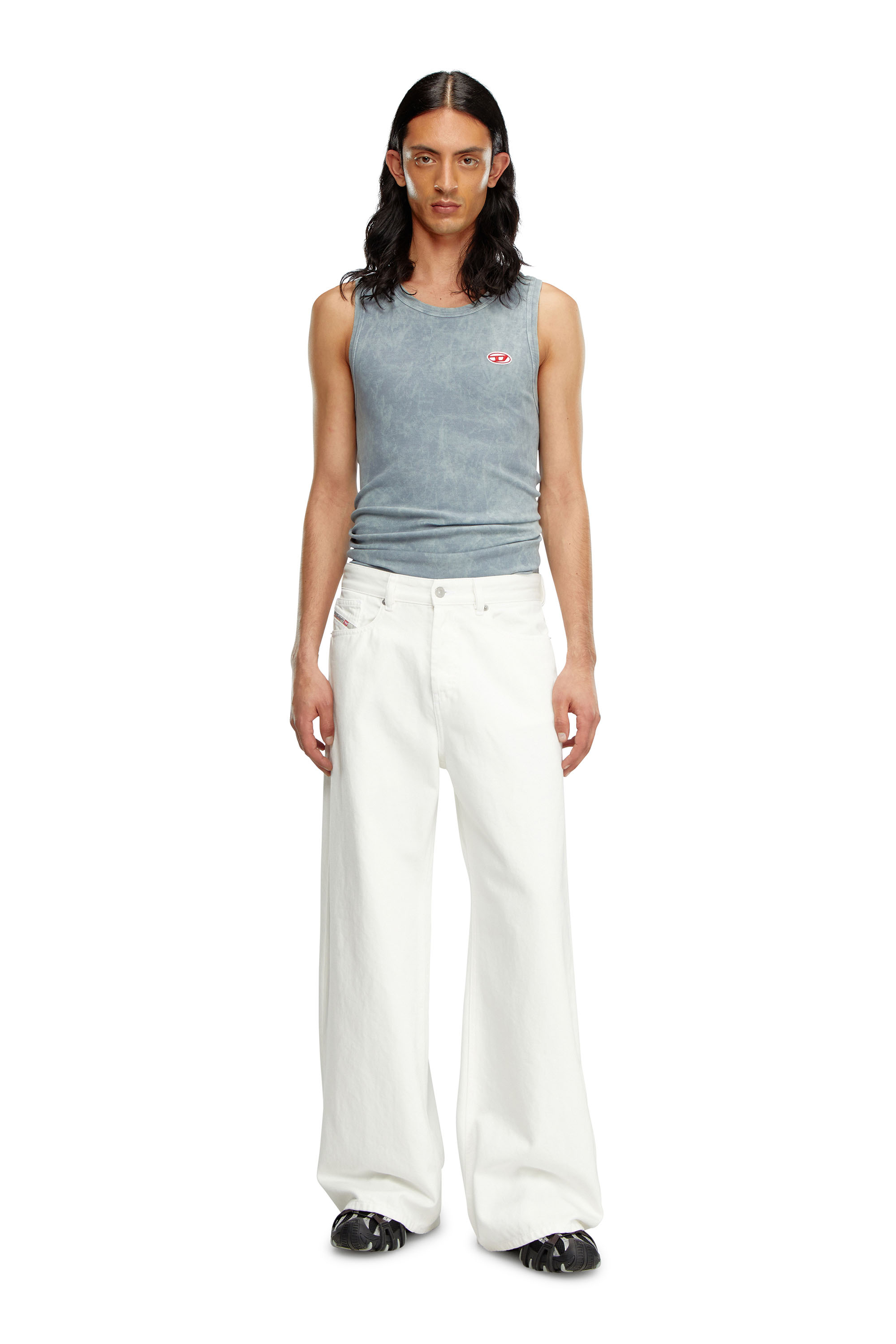 Diesel - Woman's Relaxed Jeans 1996 D-Sire 09I41, White - 7