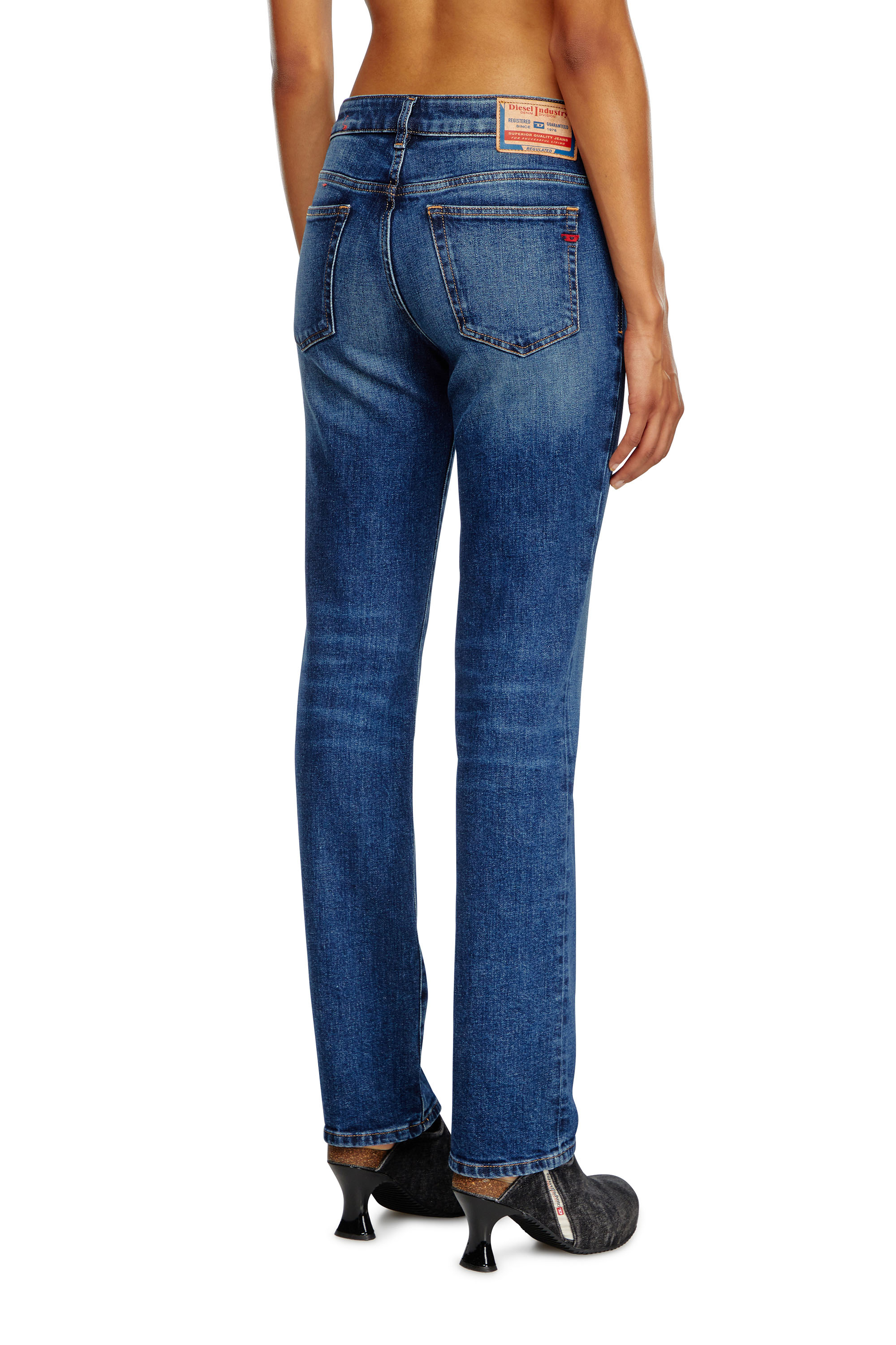 Diesel - Woman's Regular Jeans 1989 D-Mine 09I28, Dark Blue - 4