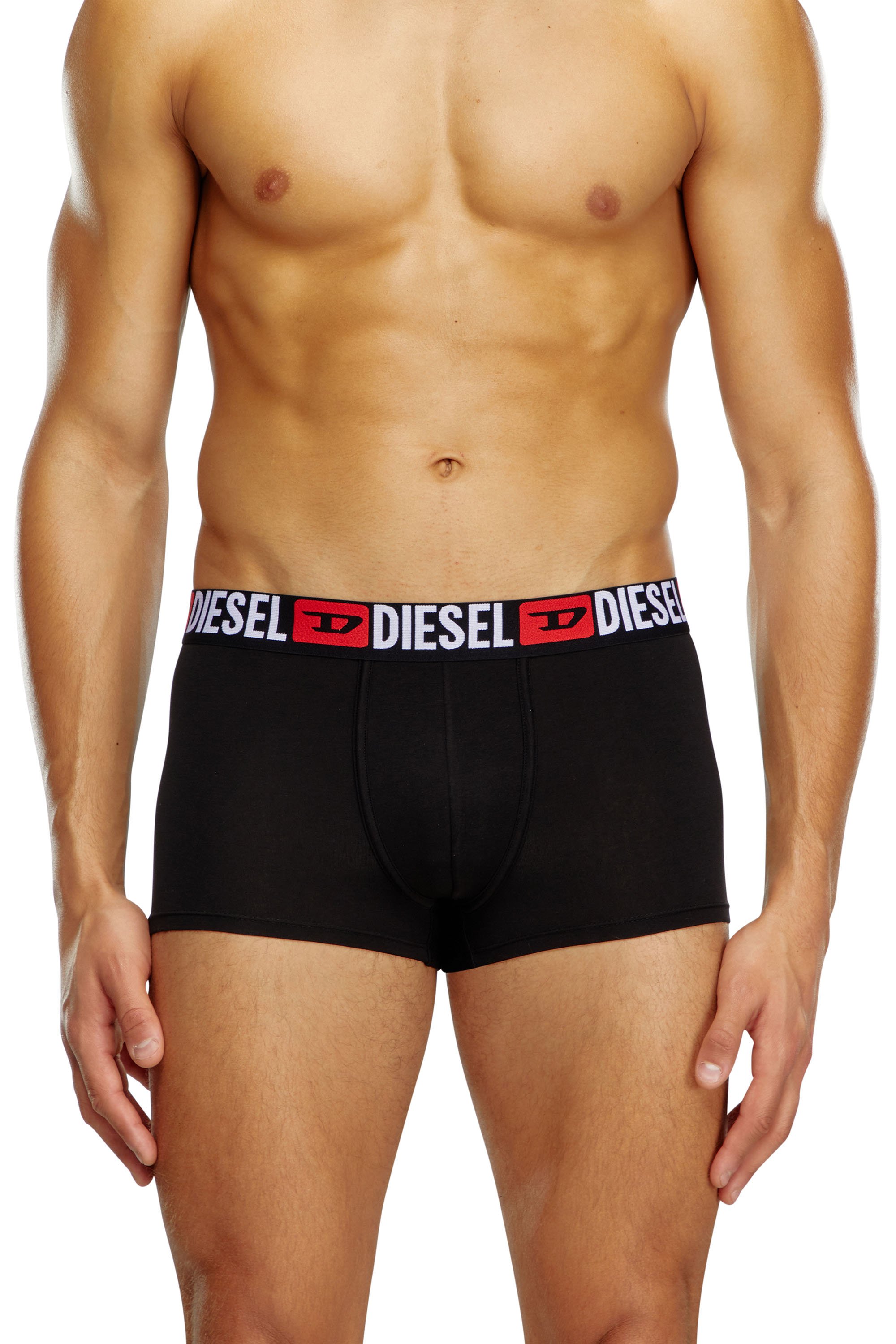 Diesel - UMBX-DAMIENTHREEPACK, Set de tres calzoncillos bóxer con logotipo en la cintura Hombre in Negro - 2