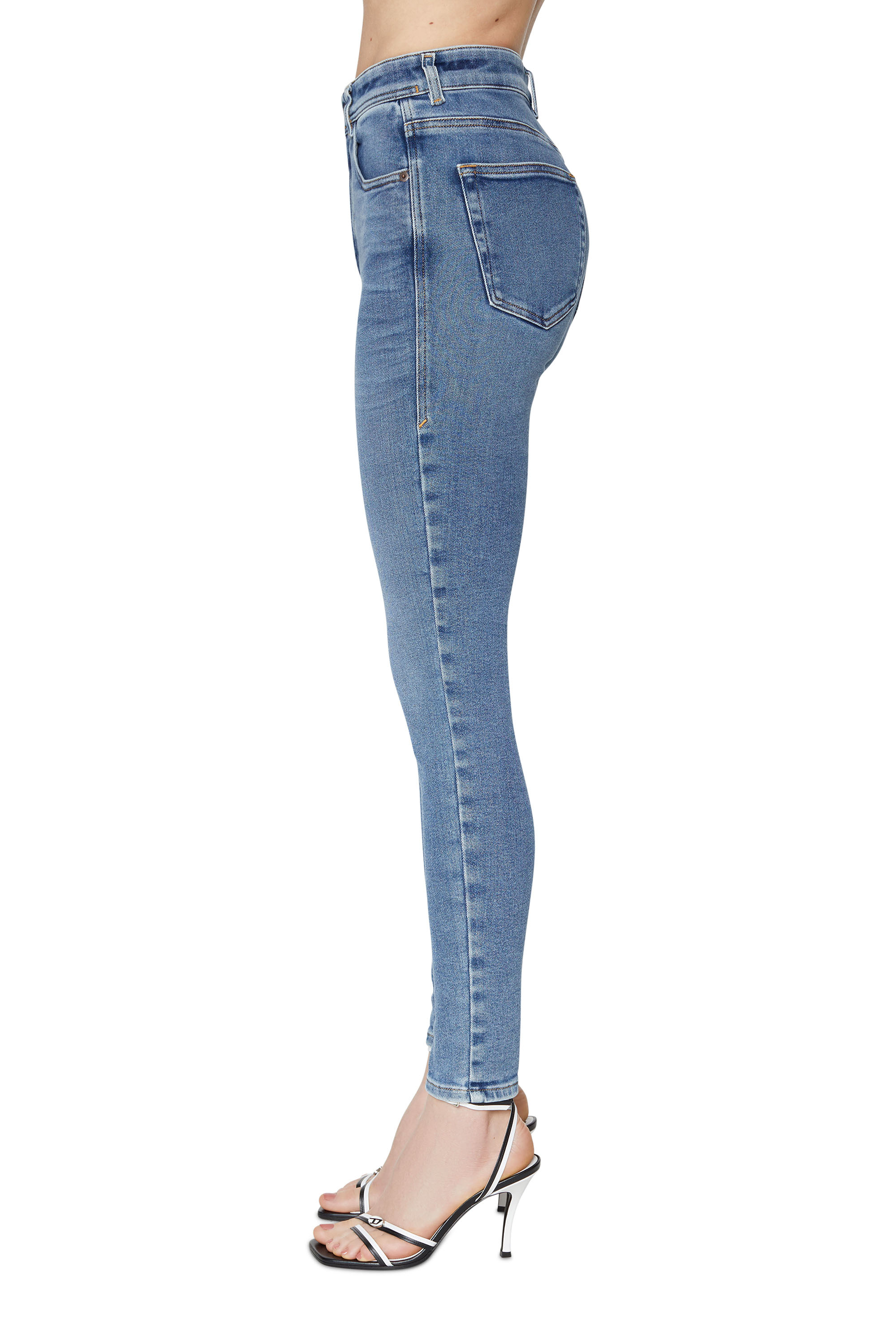 Diesel - Woman's Skinny Jeans 1984 Slandy-High 09D62, Medium blue - 4