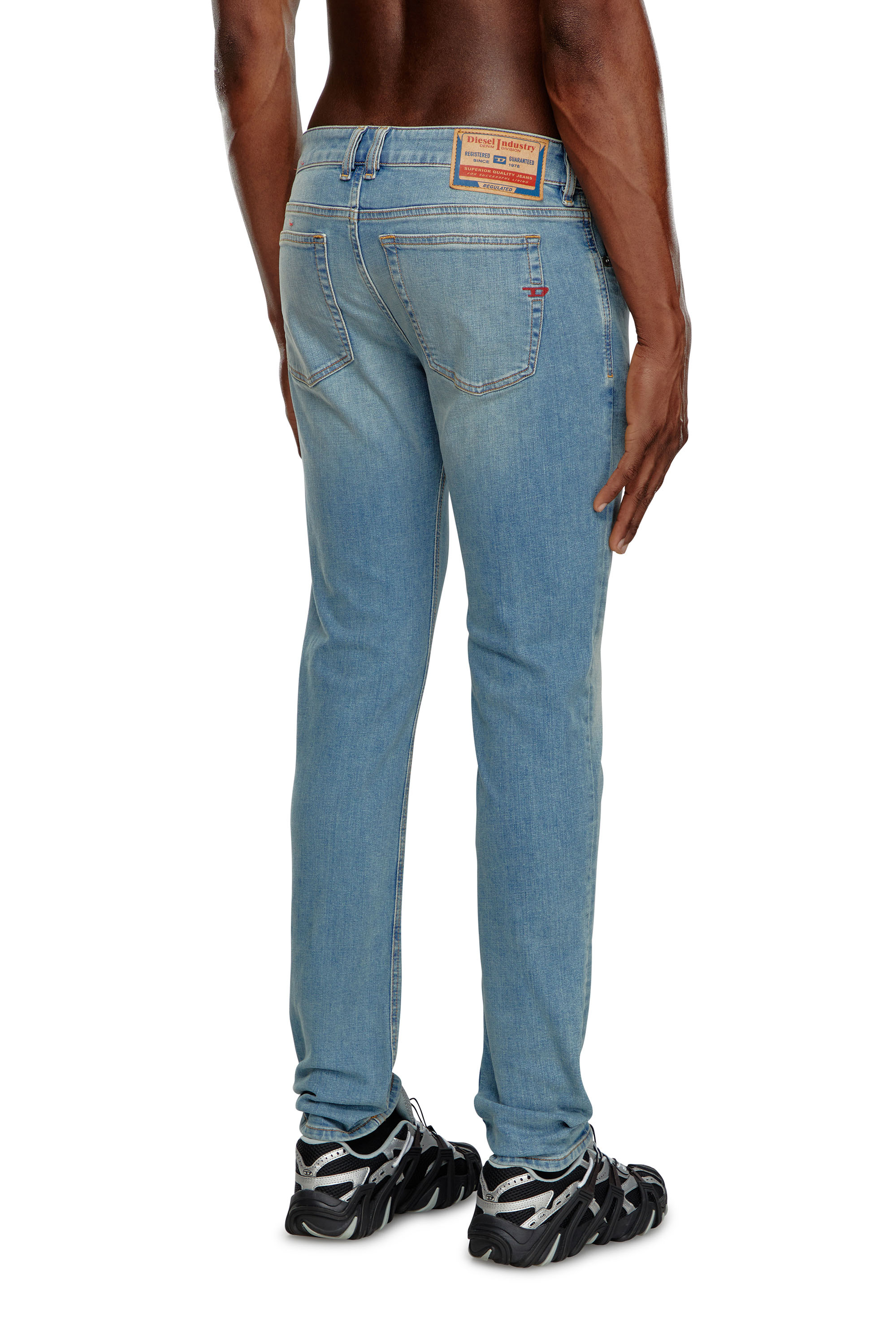 Diesel - Man's Skinny Jeans 1979 Sleenker 09J16, Light Blue - 3