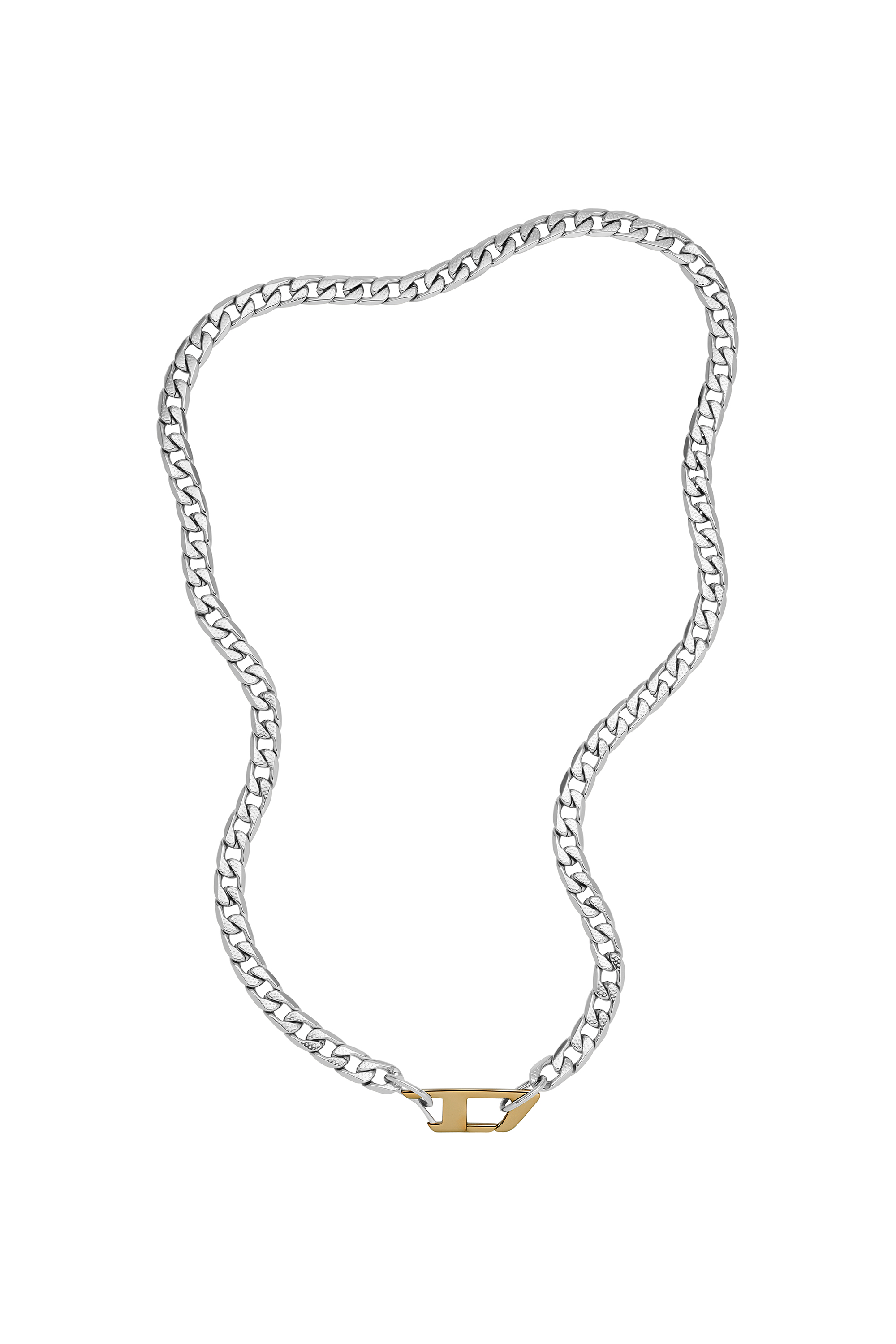 Diesel - DX1343, Unisex's Stainless steel chain necklace in Silver - 2