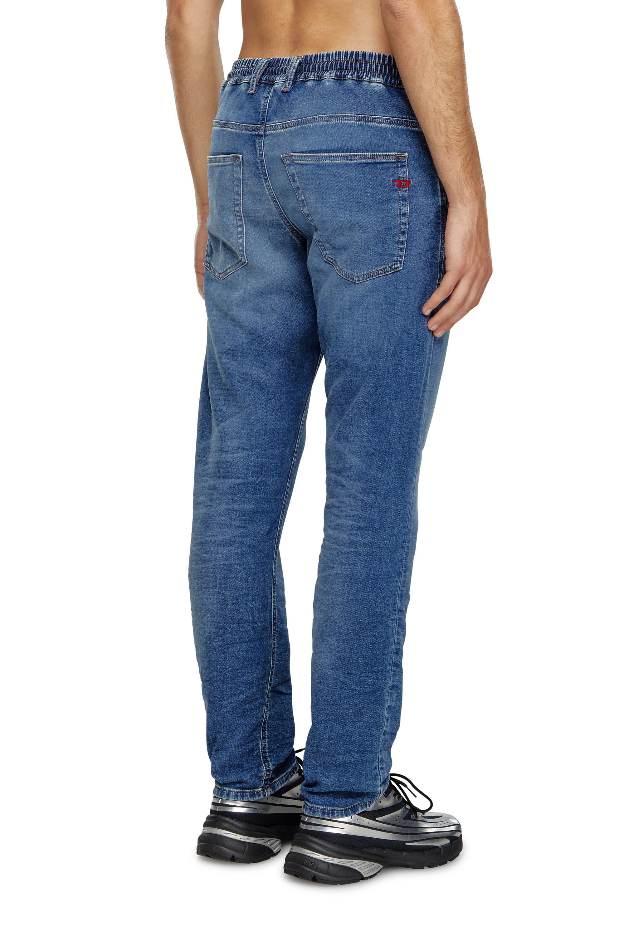 Diesel - Man's Regular 2030 D-Krooley Joggjeans® 068HY, Medium blue - 3