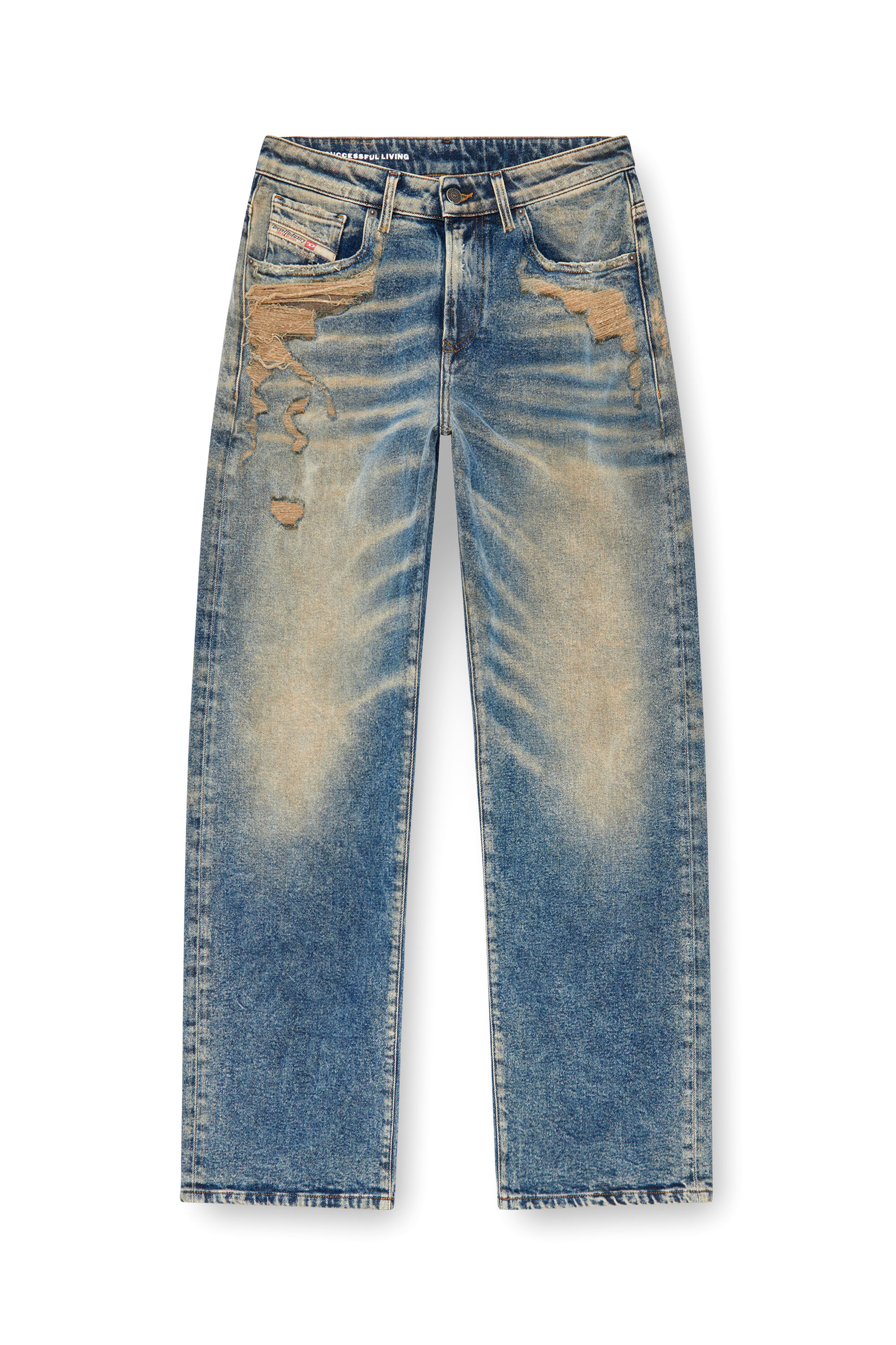 Diesel - Regular Jeans 1999 D-Reggy 09K32 Mujer, Azul medio - 3