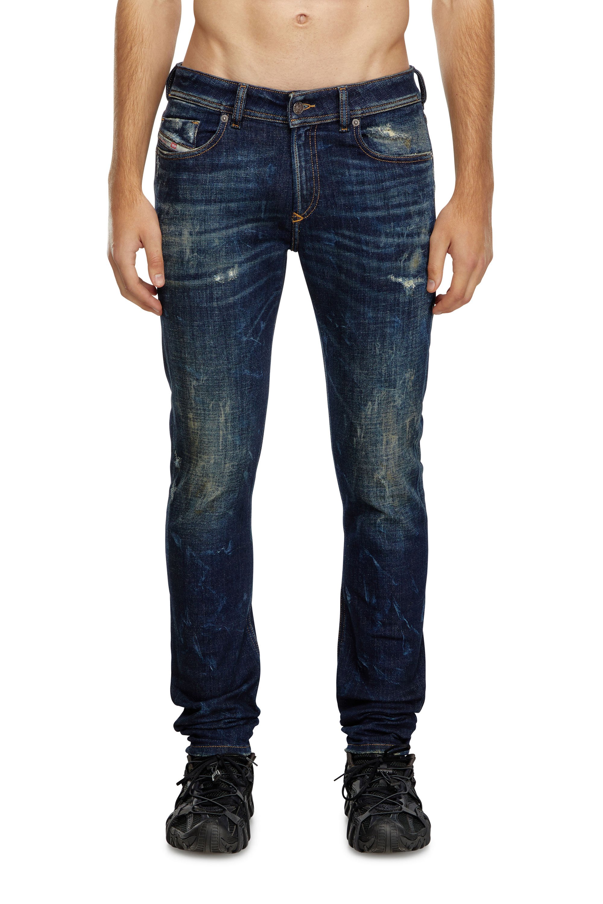 Diesel - Man's Skinny Jeans 1979 Sleenker 09J26, Dark Blue - 1