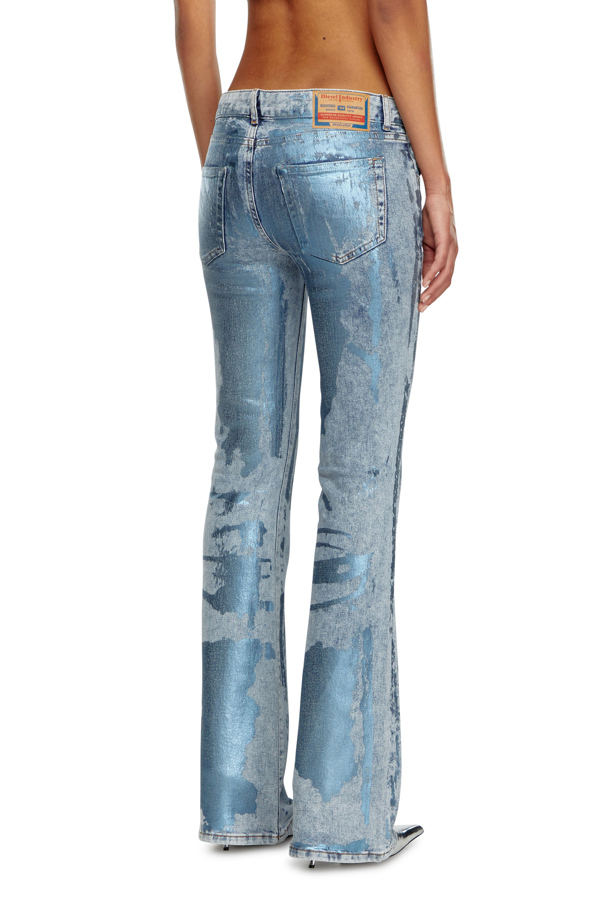 Diesel - Woman's Bootcut Jeans 1969 D-Ebbey 0AJEU, Light Blue - 3