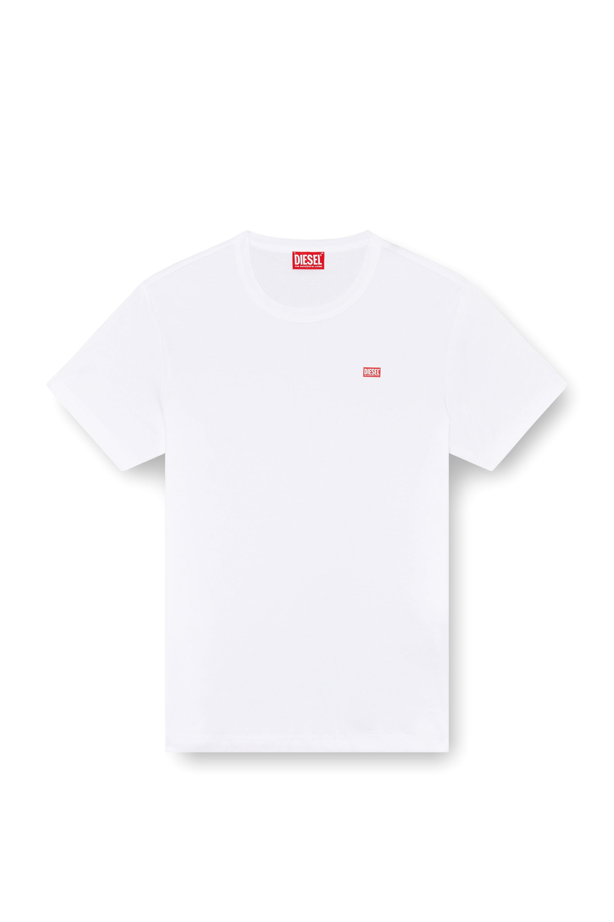 Diesel - T-MIEGOR-K77, Man's T-shirt in mercerised cotton in White - 4