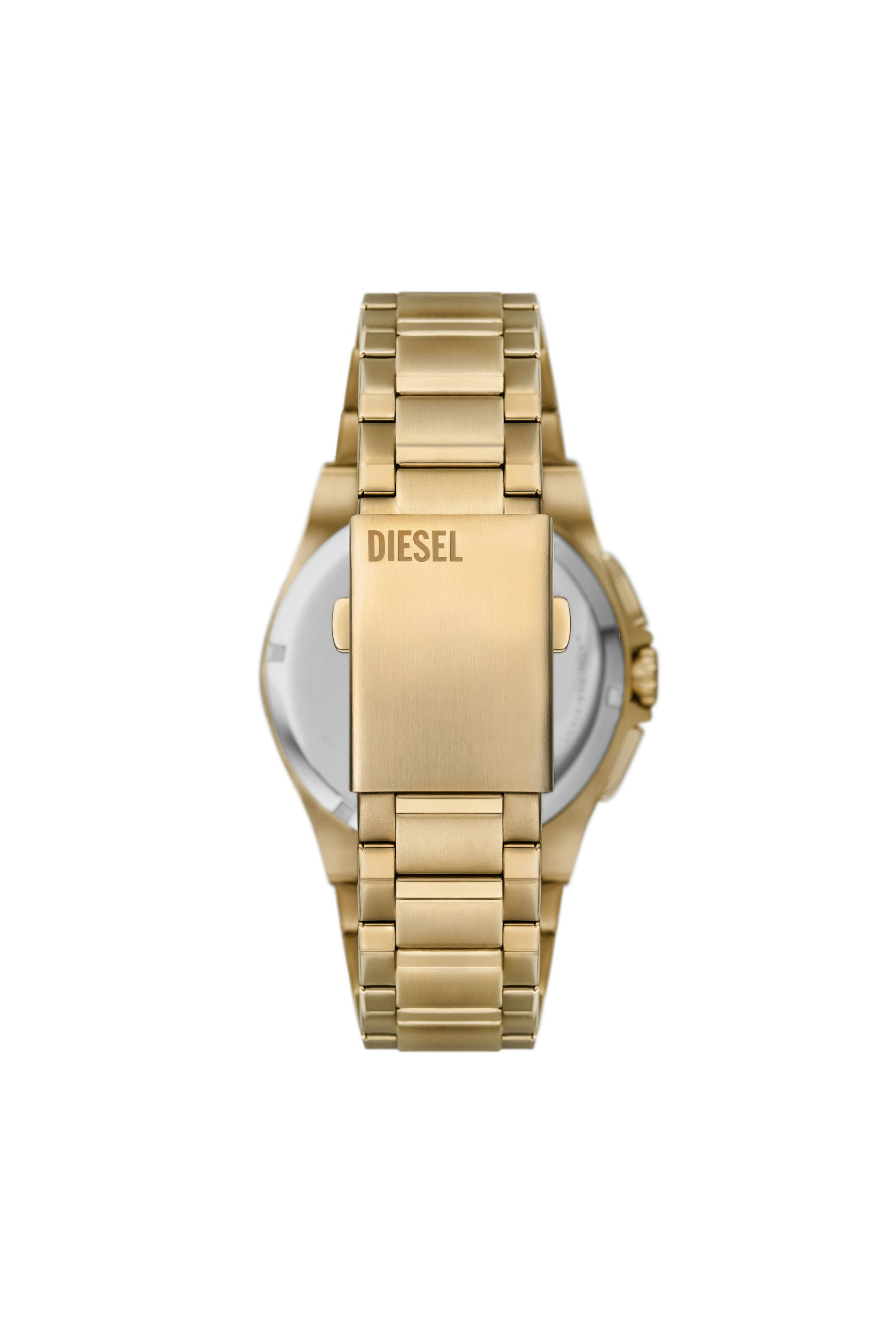 Diesel - DZ4659, Man's Framed gold-tone stainless steel watch in Gold - 2