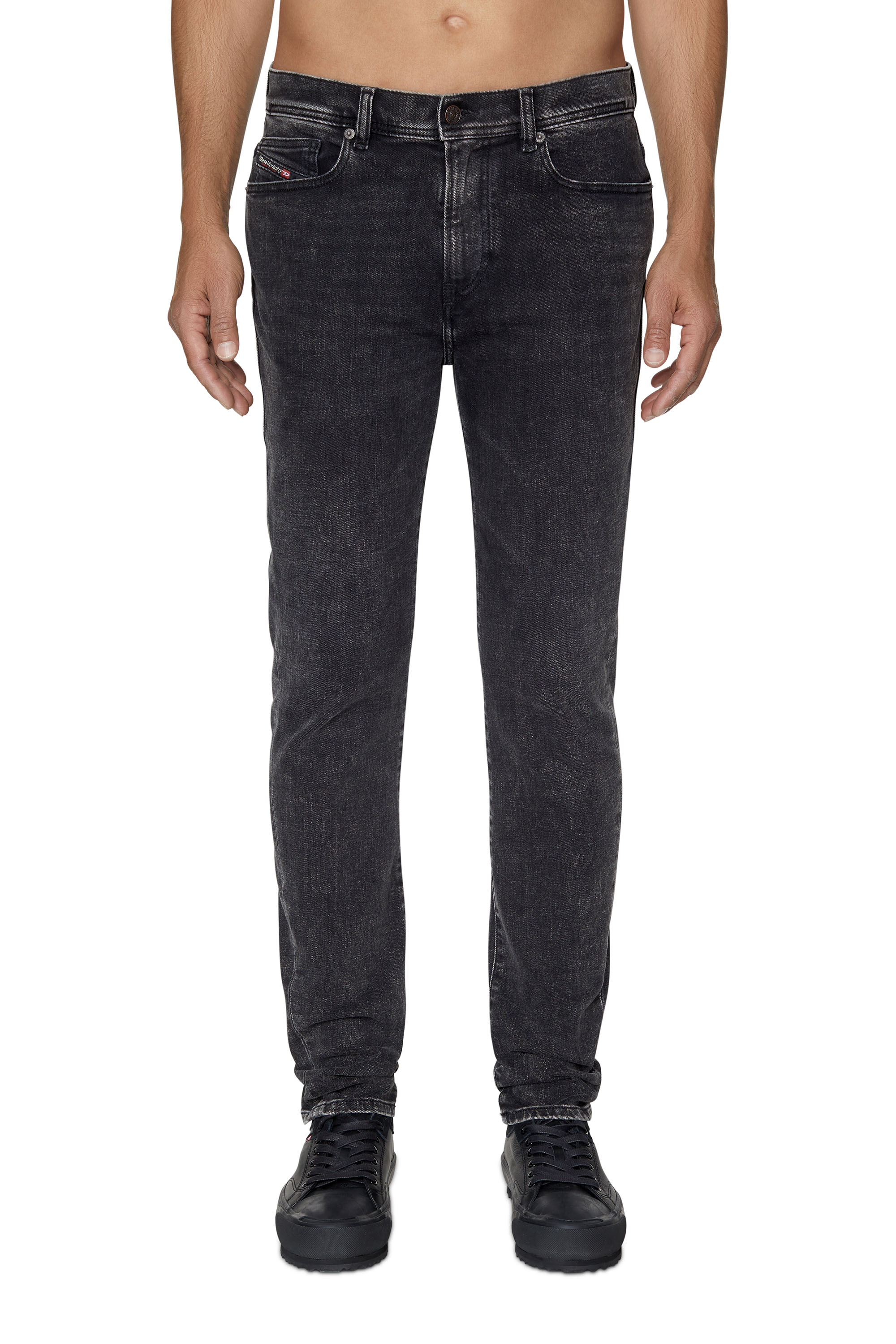 Diesel - Skinny Jeans 1983 D-Amny 09C22, Man's Skinny Jeans - 1983 in Black/Dark grey - 2