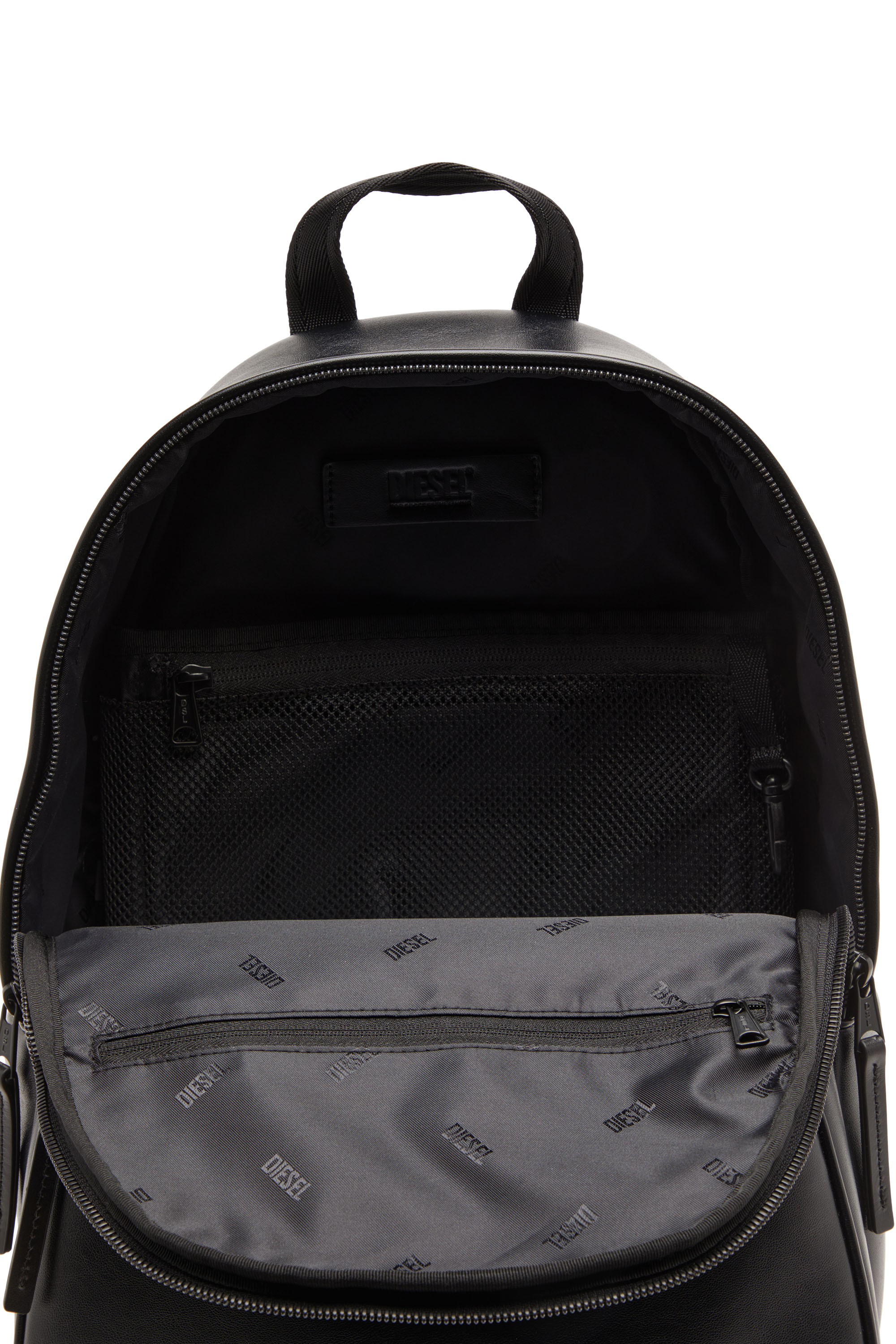 Diesel - HOLI-D BACKPACK M, Holi-D-Mochila de neopreno reforzado Hombre in Negro - 4