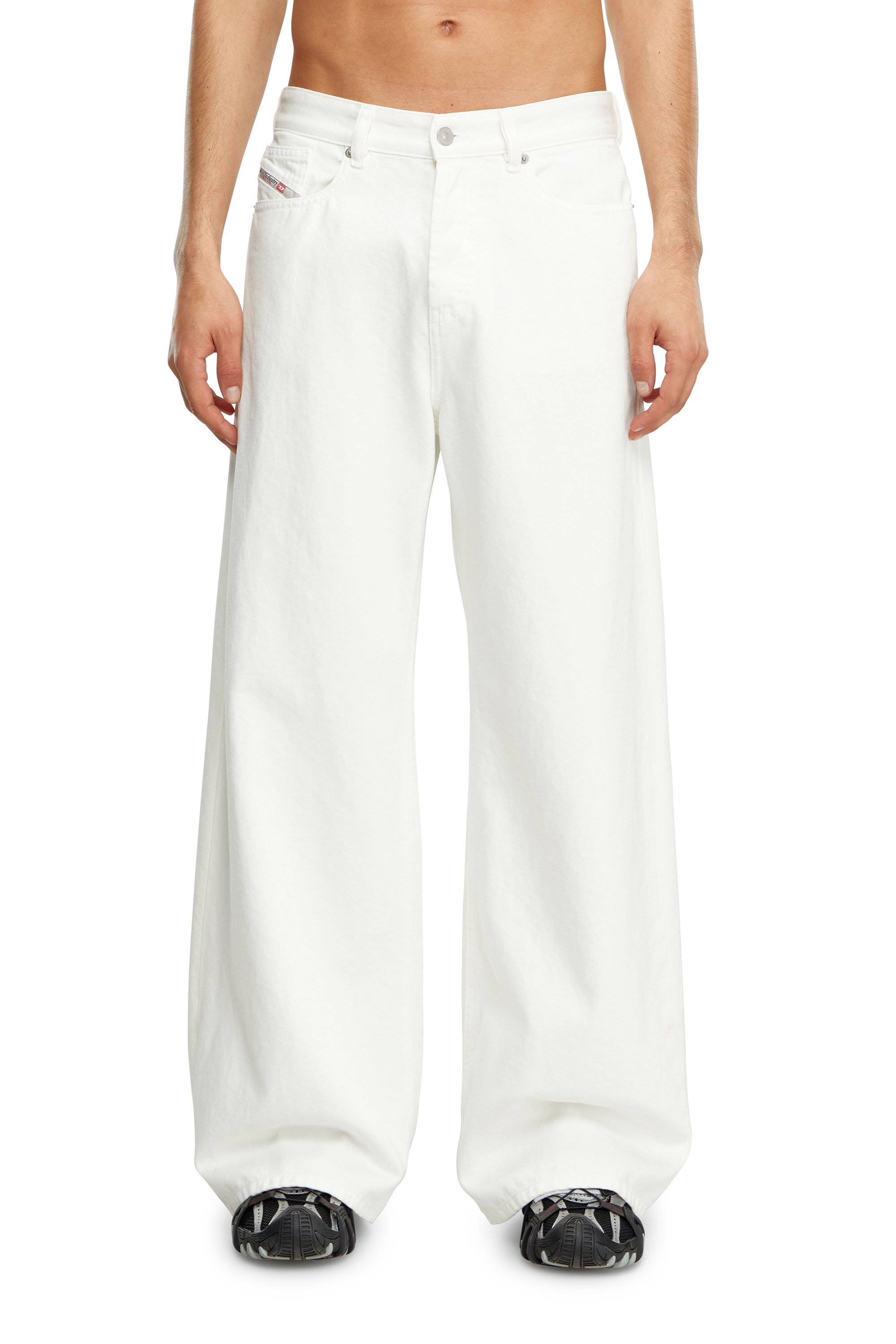 Diesel - Woman's Relaxed Jeans 1996 D-Sire 09I41, White - 1