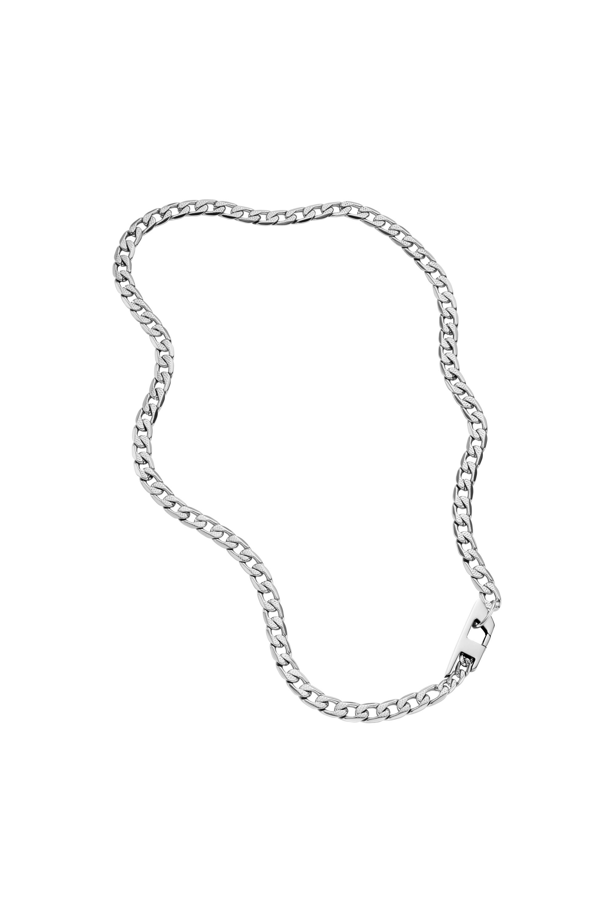 Diesel - DX1497, Unisex's Stainless steel chain necklace in Silver - 2