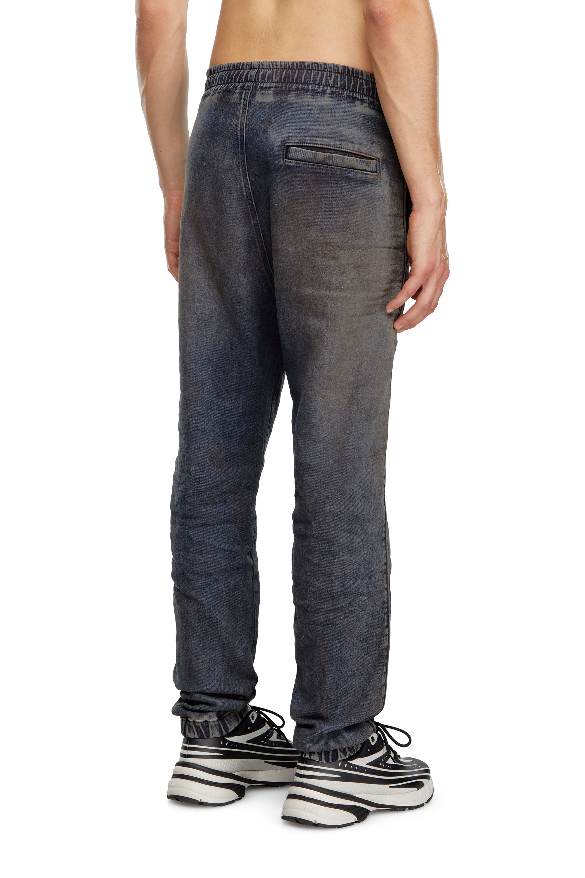 Diesel - Slim D-Labb Track denim 068LV Hombre, Azul Oscuro - 4