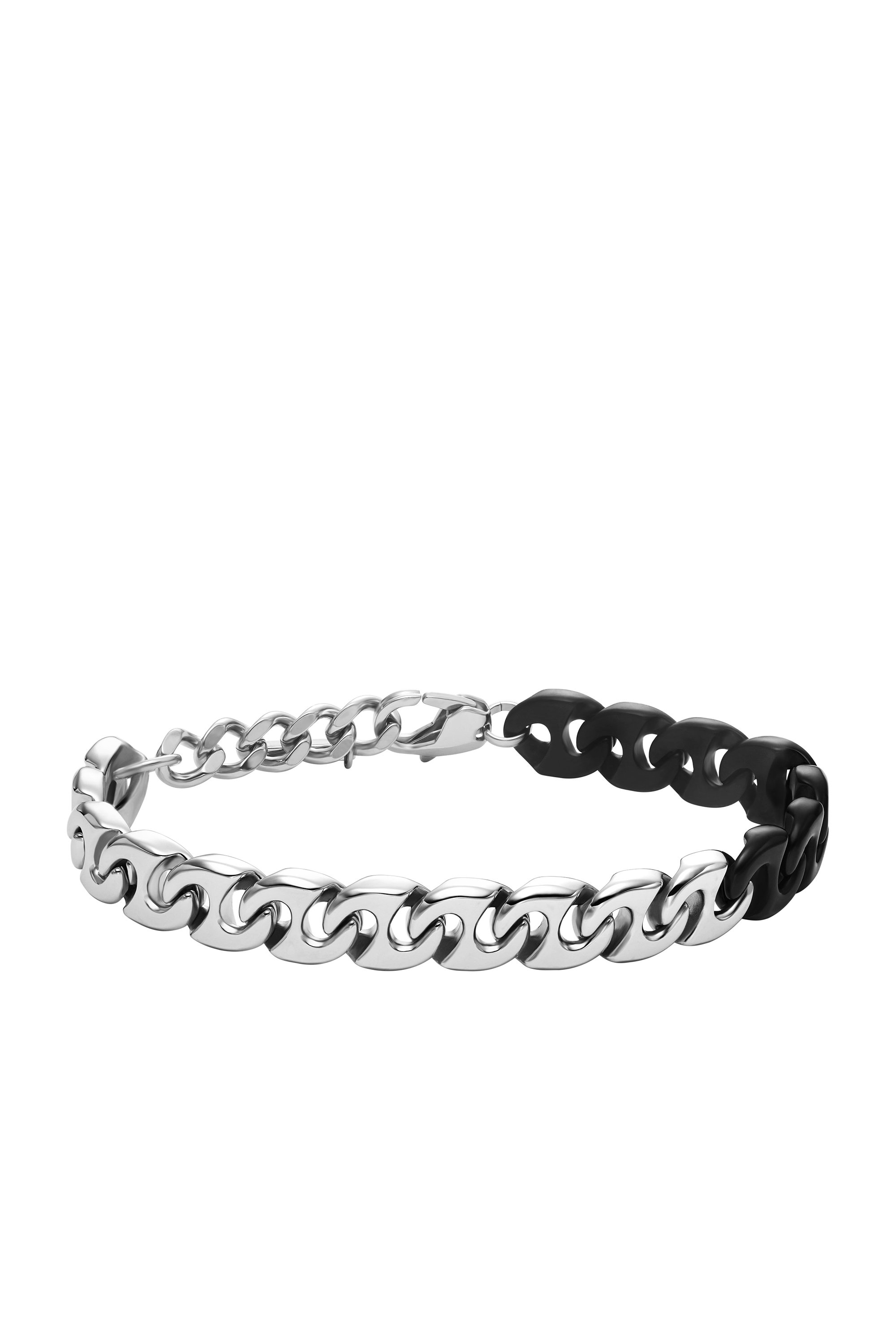 Diesel - DX1529931, Pulsera de cadena de acero inoxidable en dos tonos Unisex in Plateado - 1