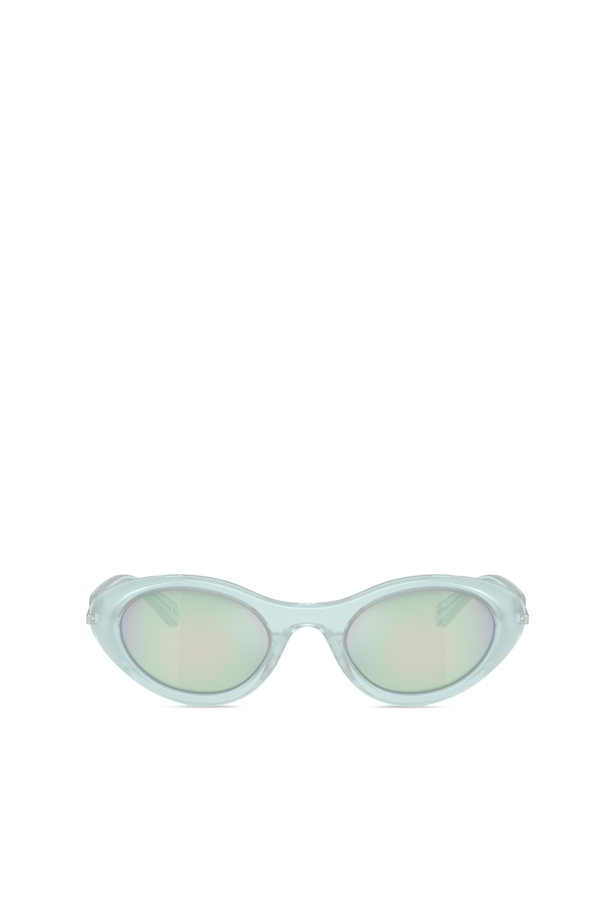 Diesel - 0DL2004, Unisex's Wrap-around shape sunglasses in Light Blue - 1