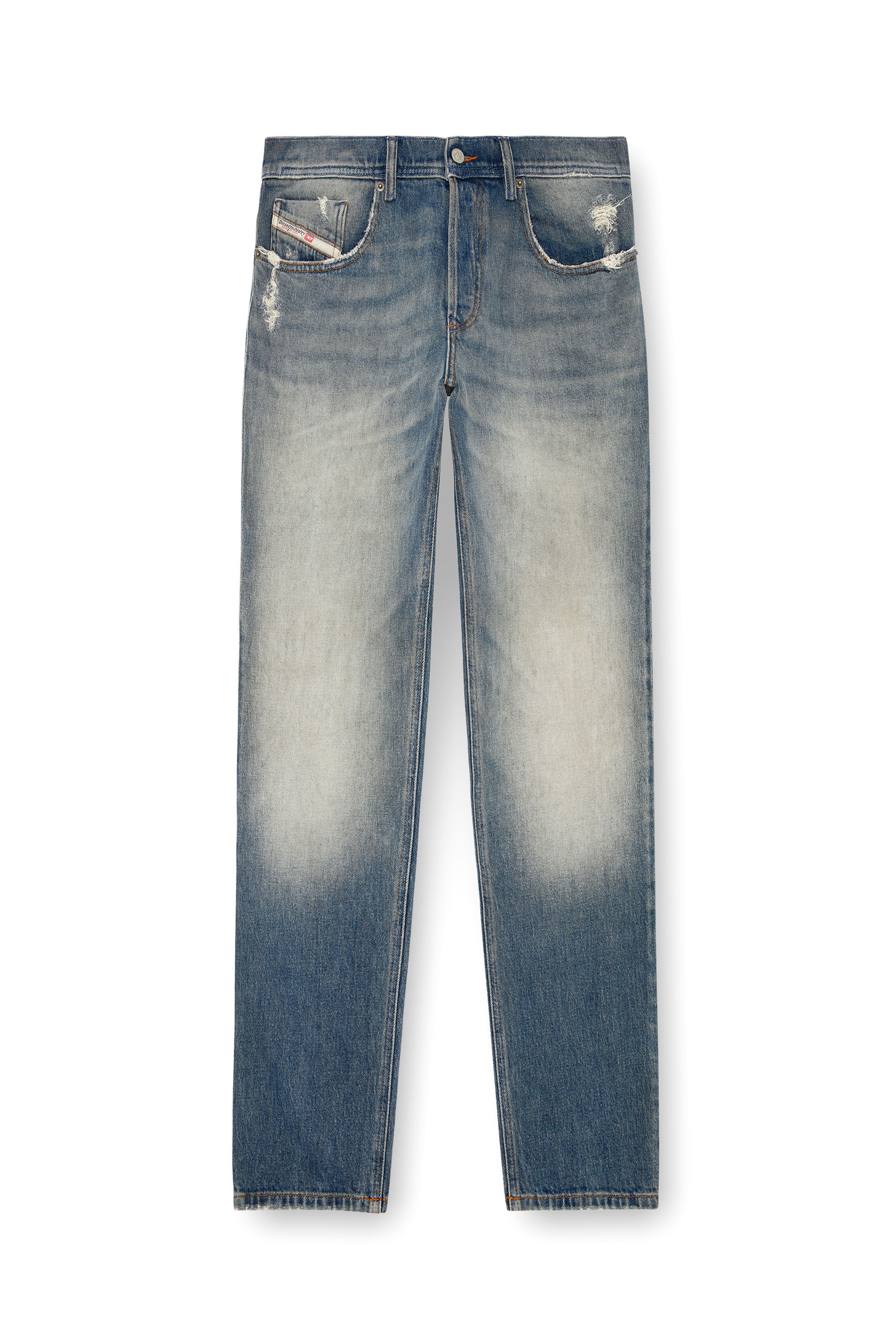 Diesel - Regular Jeans 2023 D-Finitive 0GRDC Hombre, Azul medio - 3