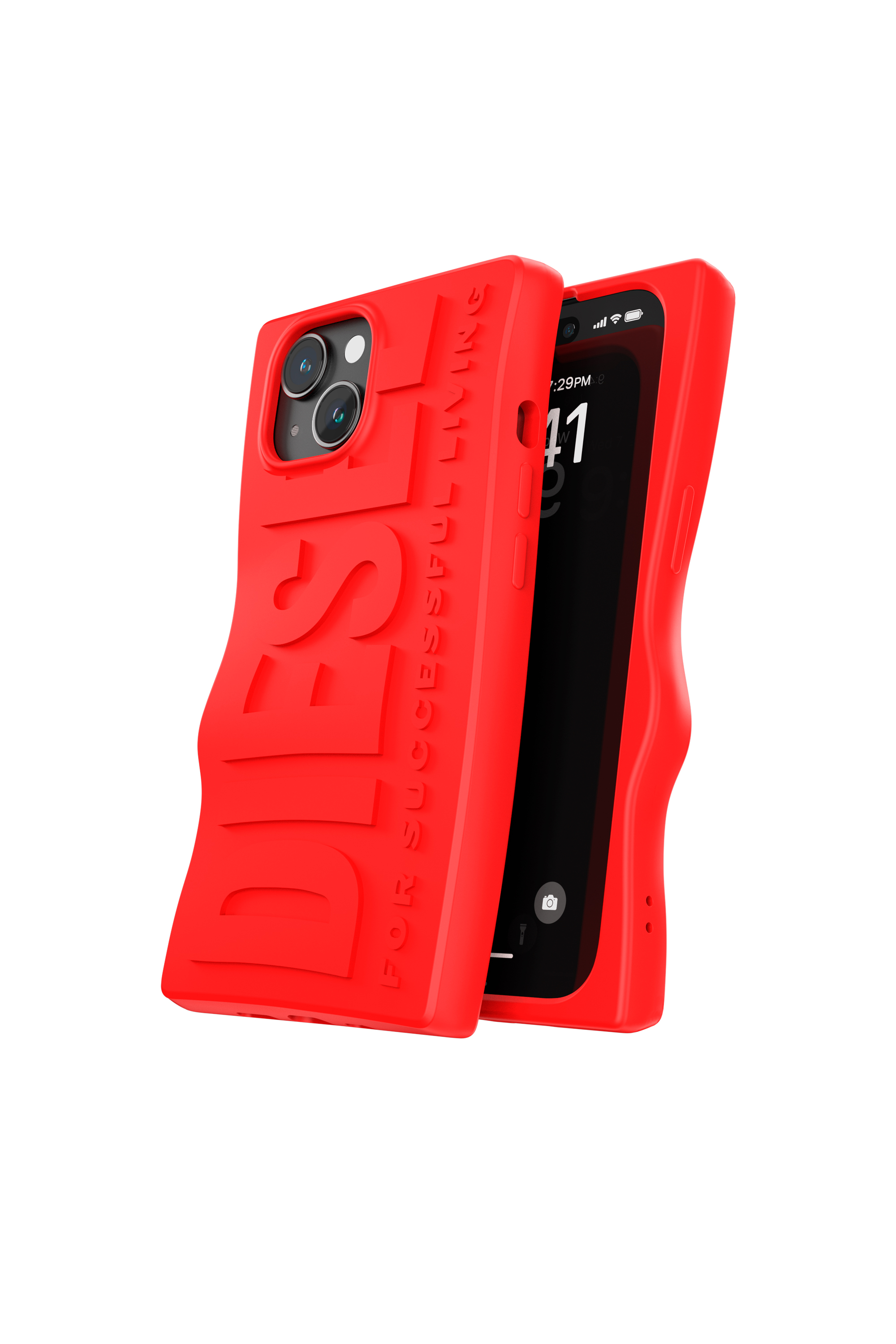 Diesel - 54116 MOULDED CASE, Funda D By iP15 Unisex in Rojo - 3