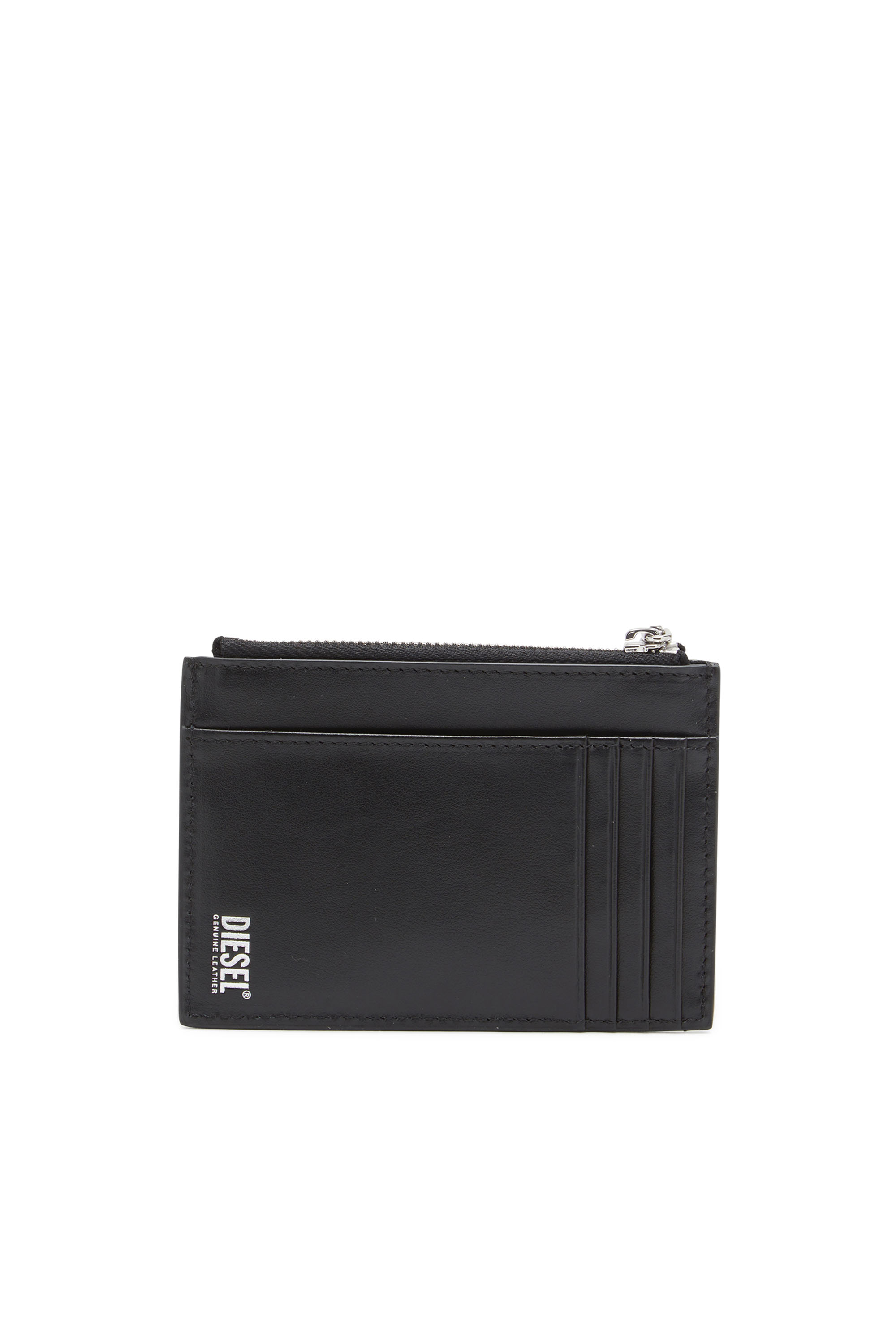 Diesel - 1DR CARD HOLDER I, Tarjetero de cuero mate Mujer in Negro - 2