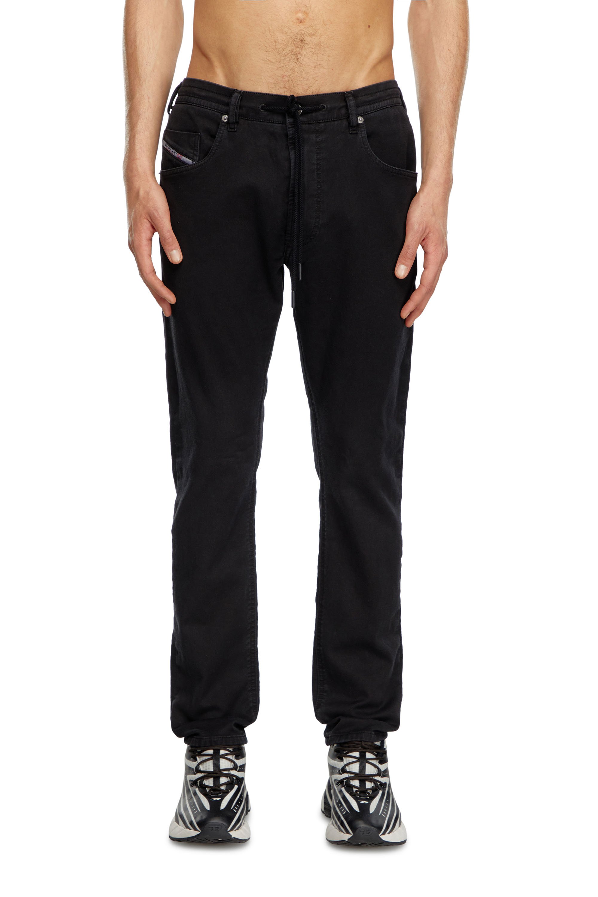 Diesel - Regular 2030 D-Krooley Joggjeans® 068NH Hombre, Negro/Gris oscuro - 1