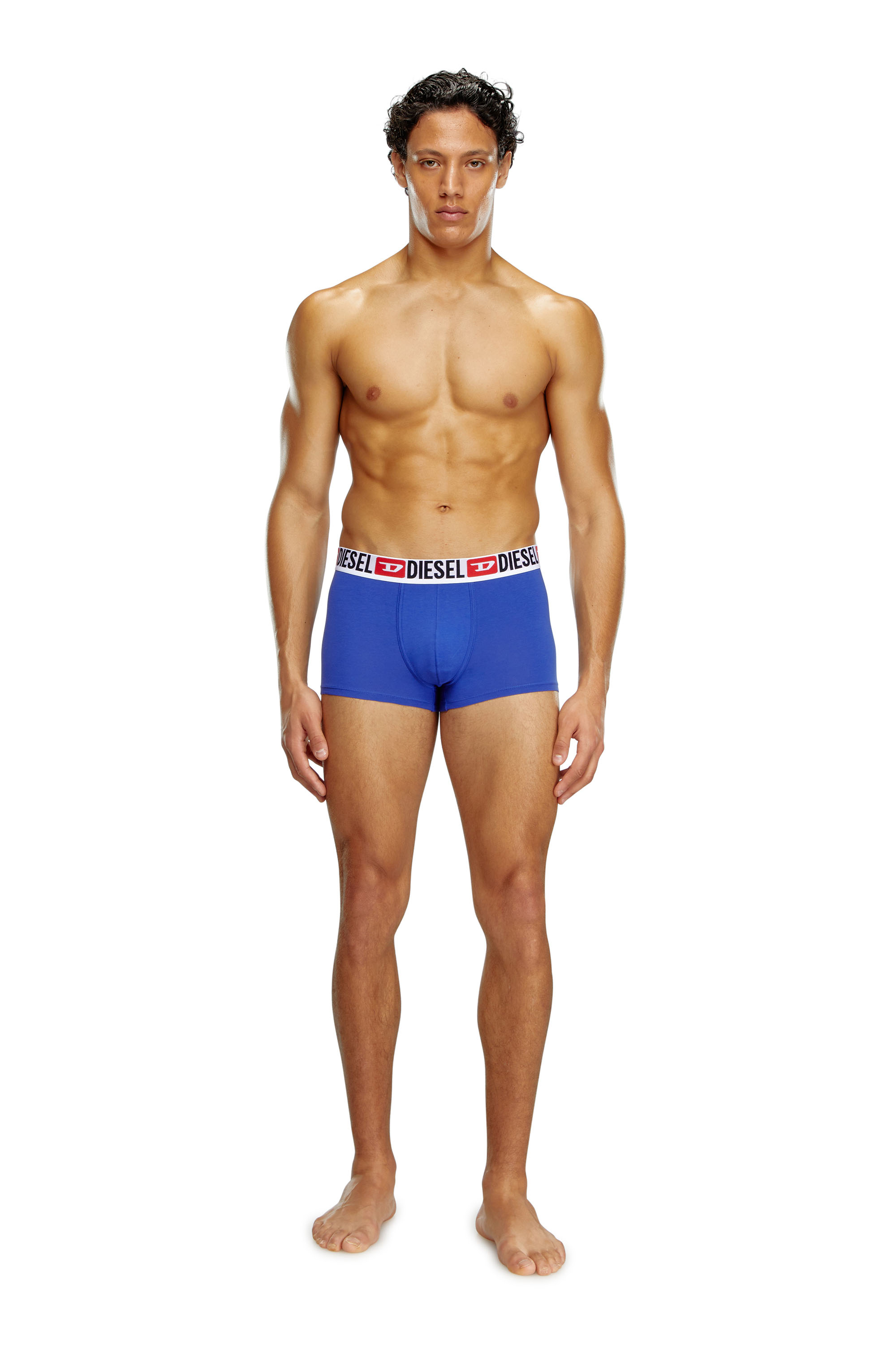 Diesel - UMBX-DAMIENTHREEPACK, Set de tres calzoncillos bóxer con logotipo en la cintura Hombre in Multicolor - 4